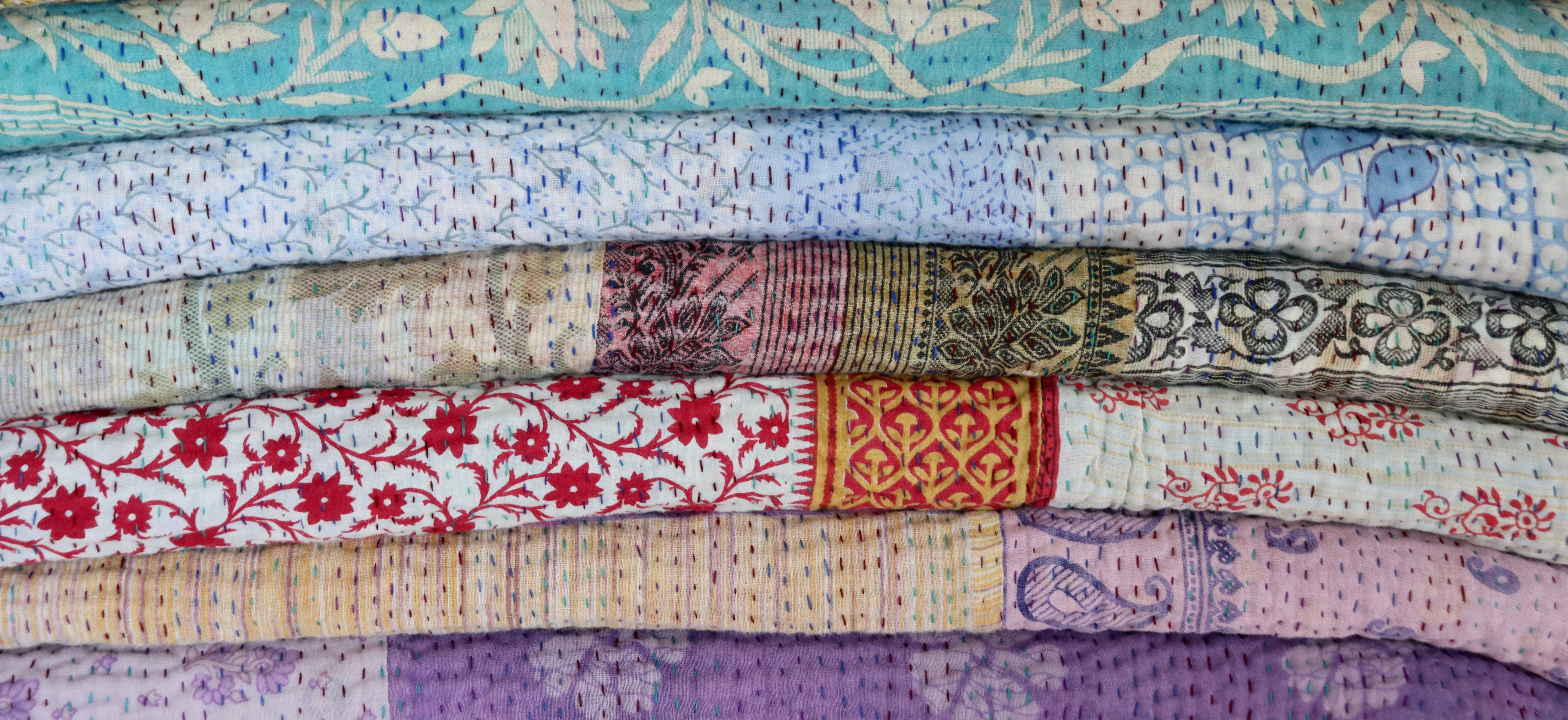 Vintage Kantha Throws