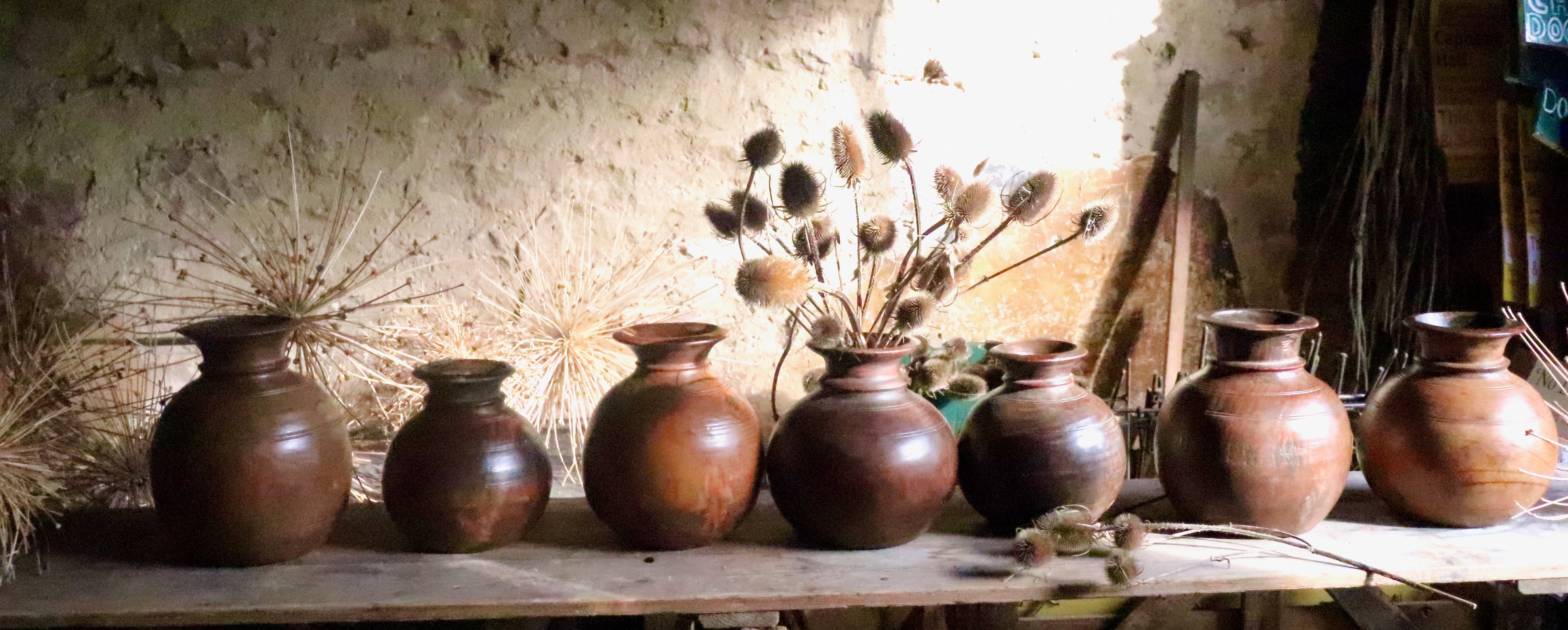 Decorative Wooden Pots