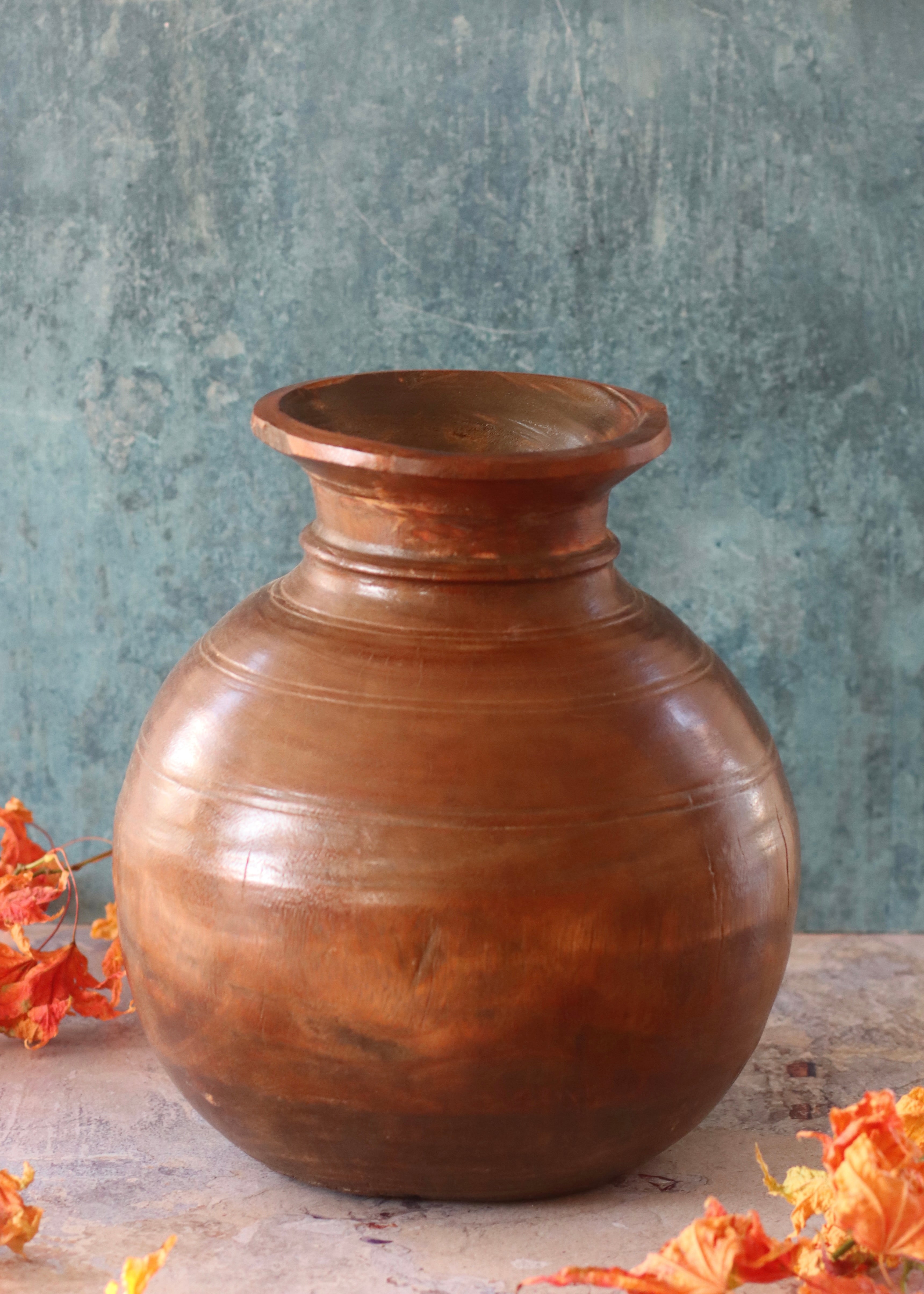 Decorative Wooden Pot - 11