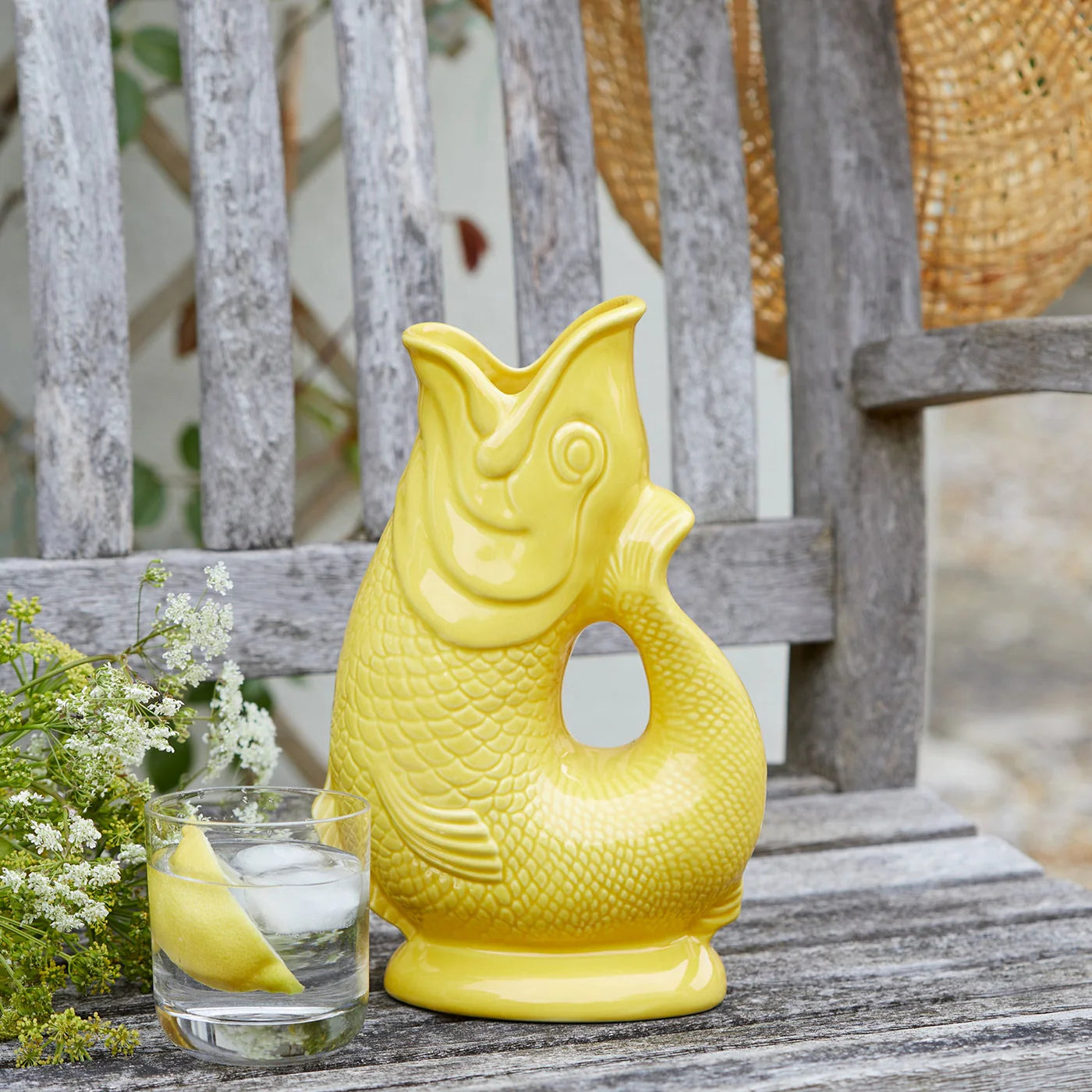 Large Yellow Glug Jug