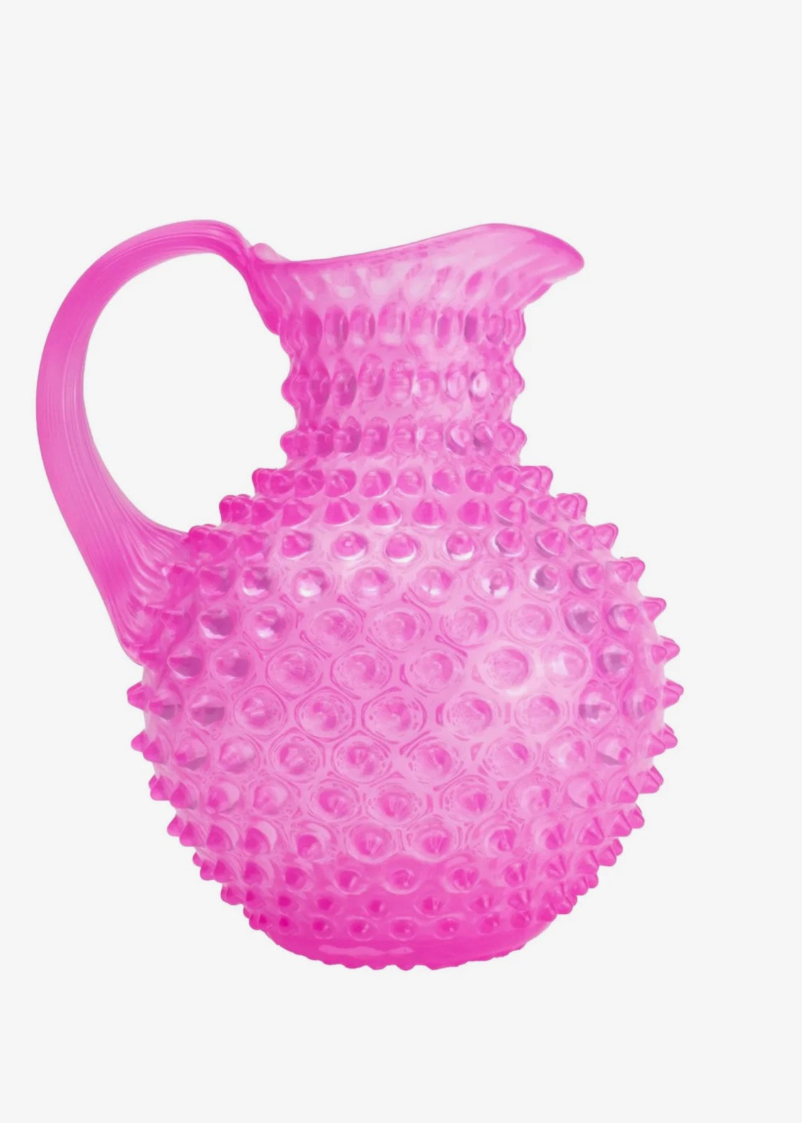 Hobnail Water Jug- Hot Pink