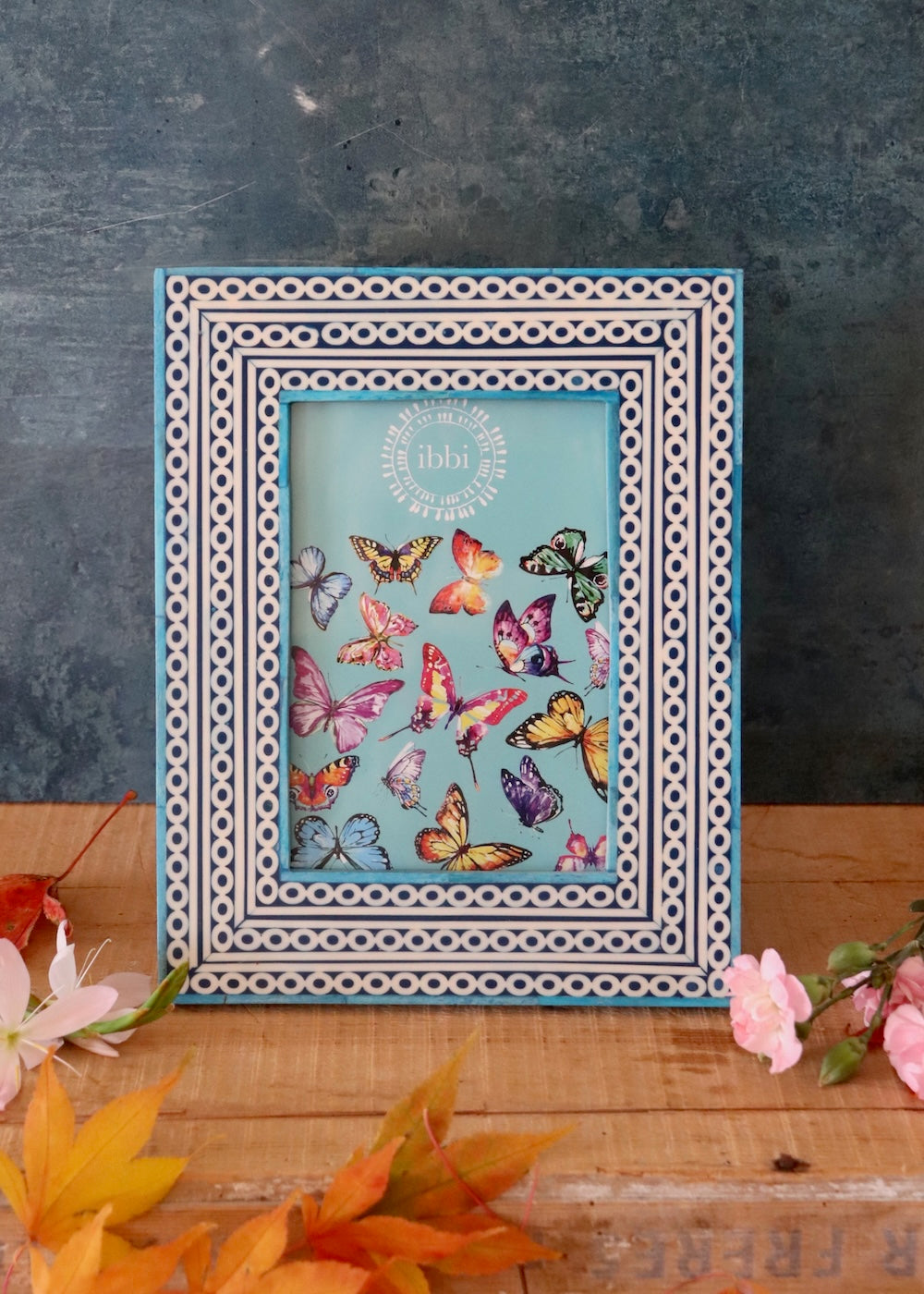 Photo Frame - Navy & Turquoise