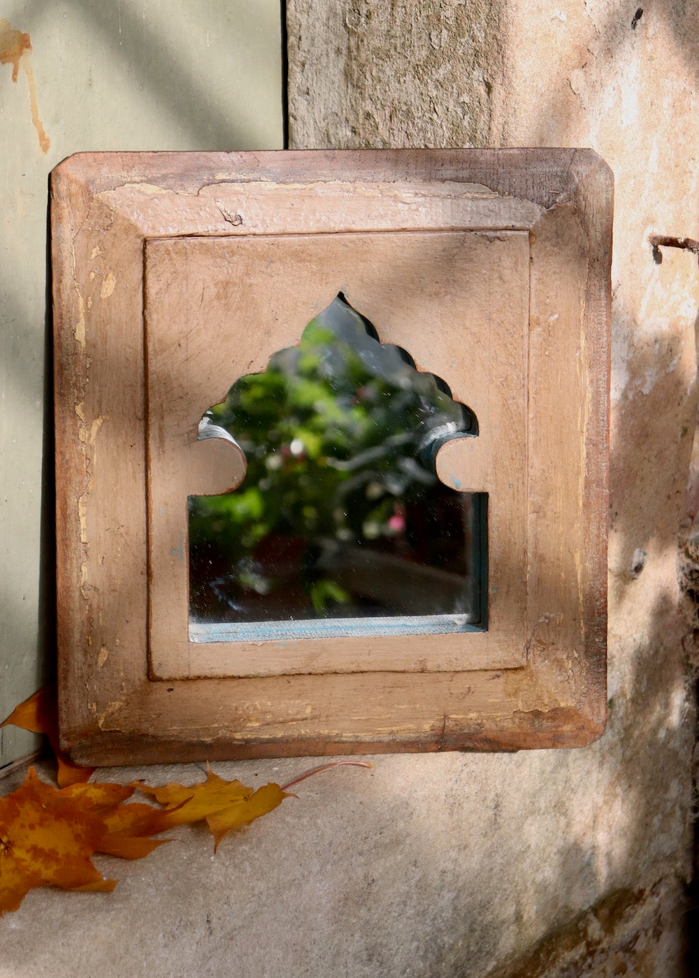 Vintage Wooden Mirror - 13