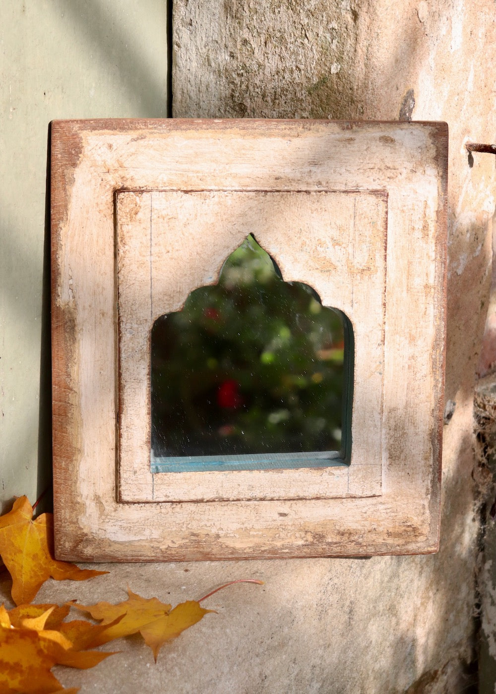 Vintage Wooden Mirror - 14