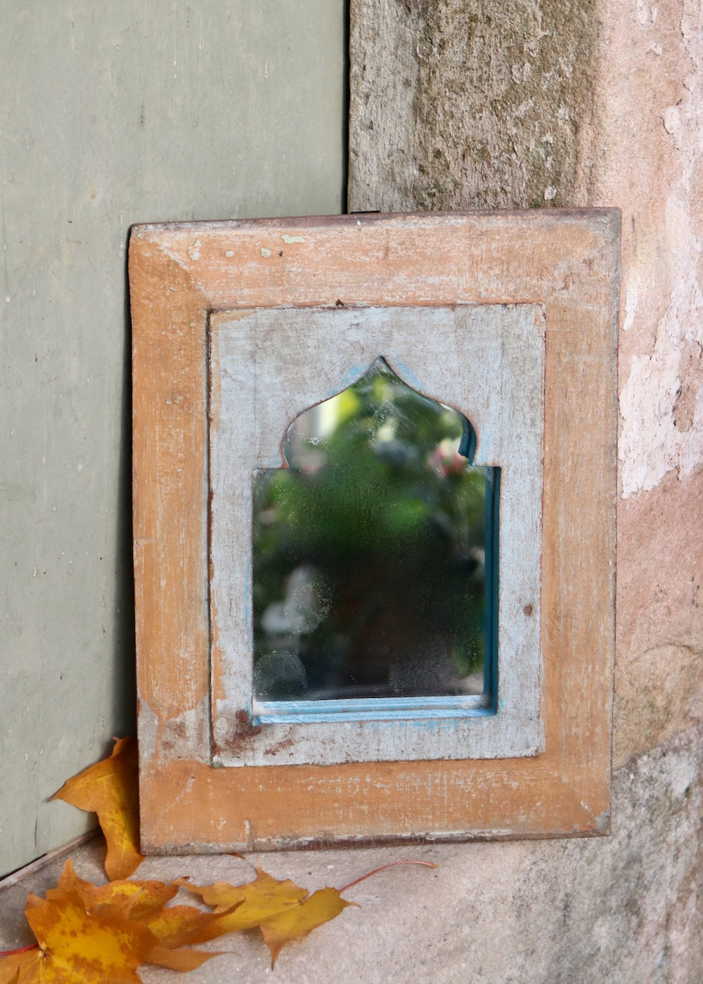 Vintage Wooden Mirror - 15