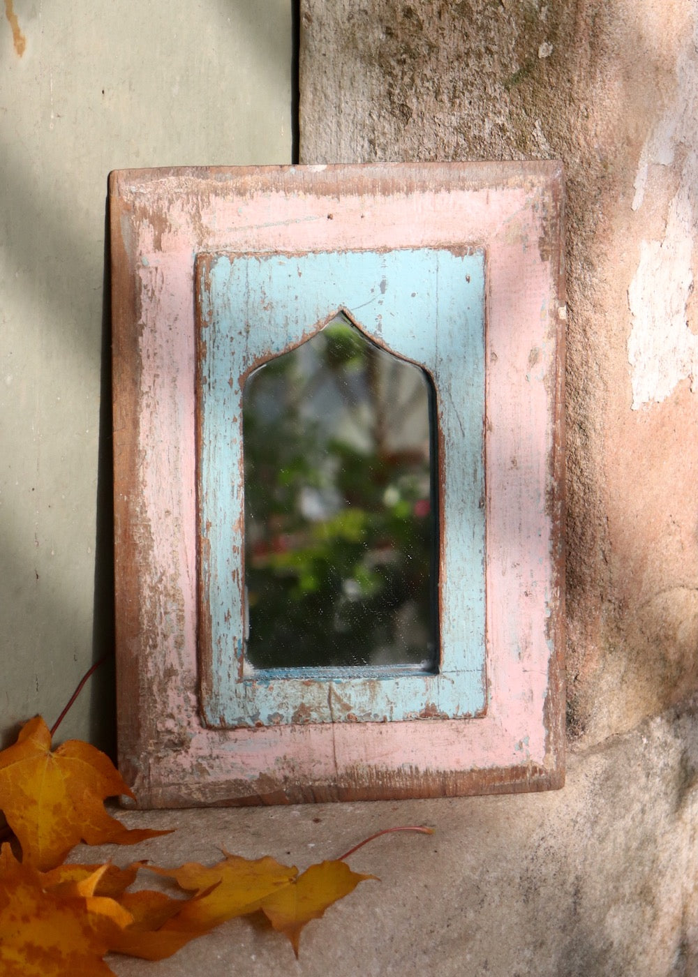 Vintage Wooden Mirror - 18