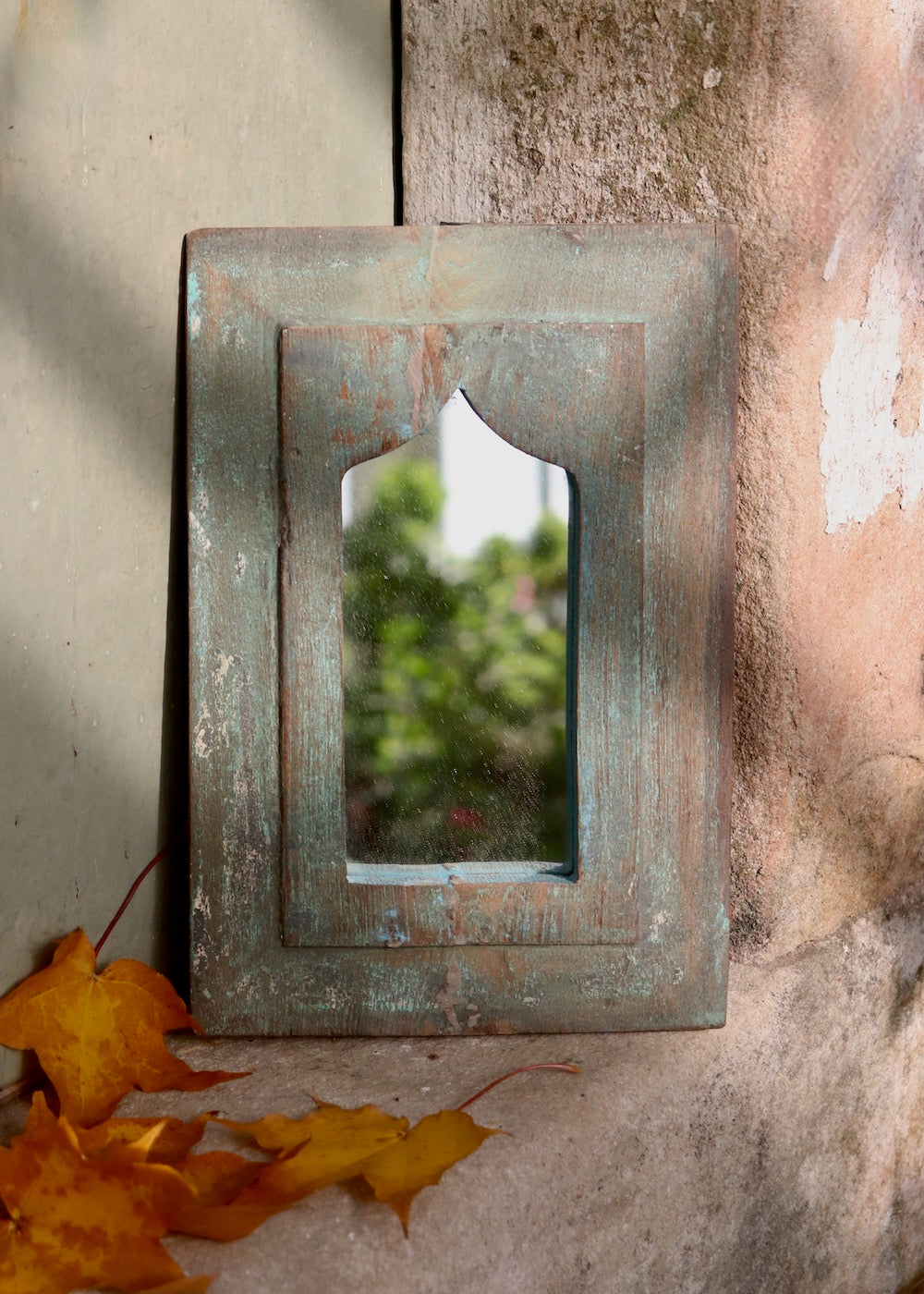 Vintage Wooden Mirror - 20