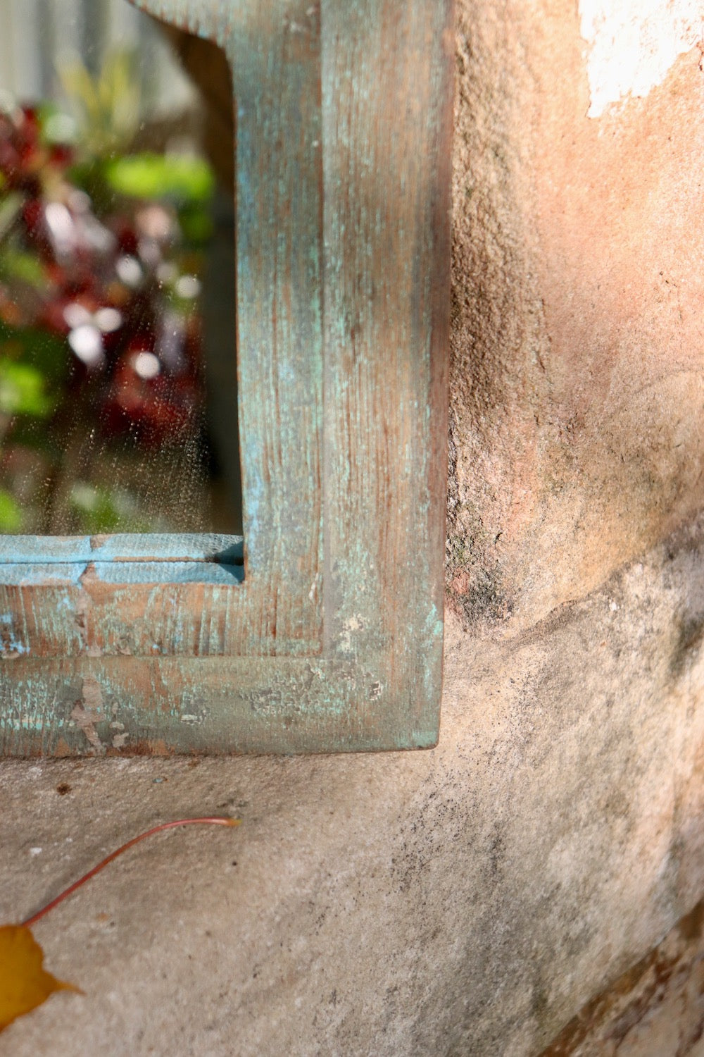 Vintage Wooden Mirror - 20