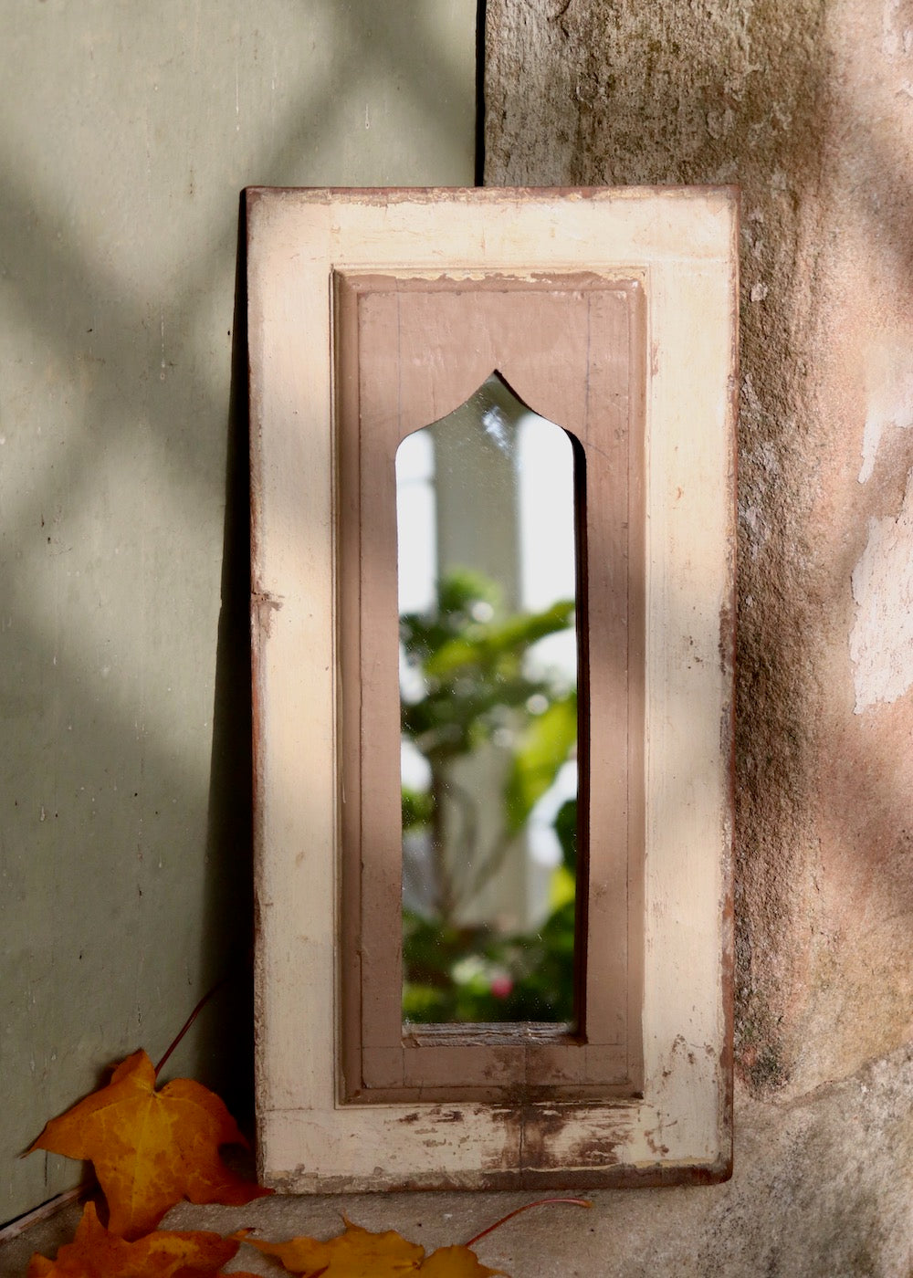 Vintage Wooden Mirror - 22