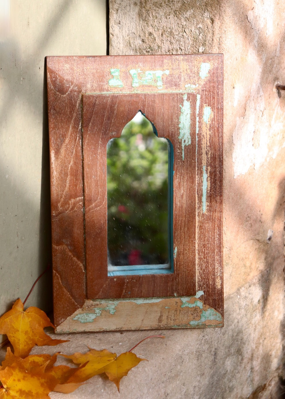 Vintage Wooden Mirror - 23