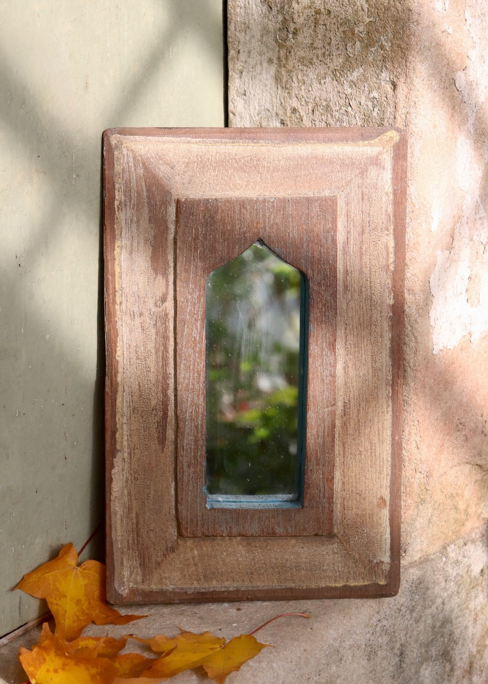 Vintage Wooden Mirror - 24