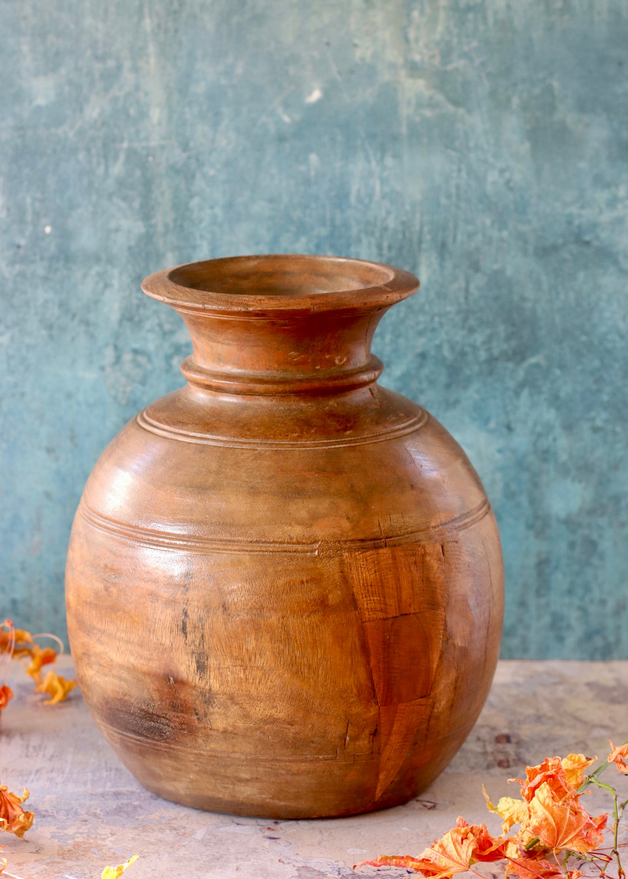 Decorative Wooden Pot - 5