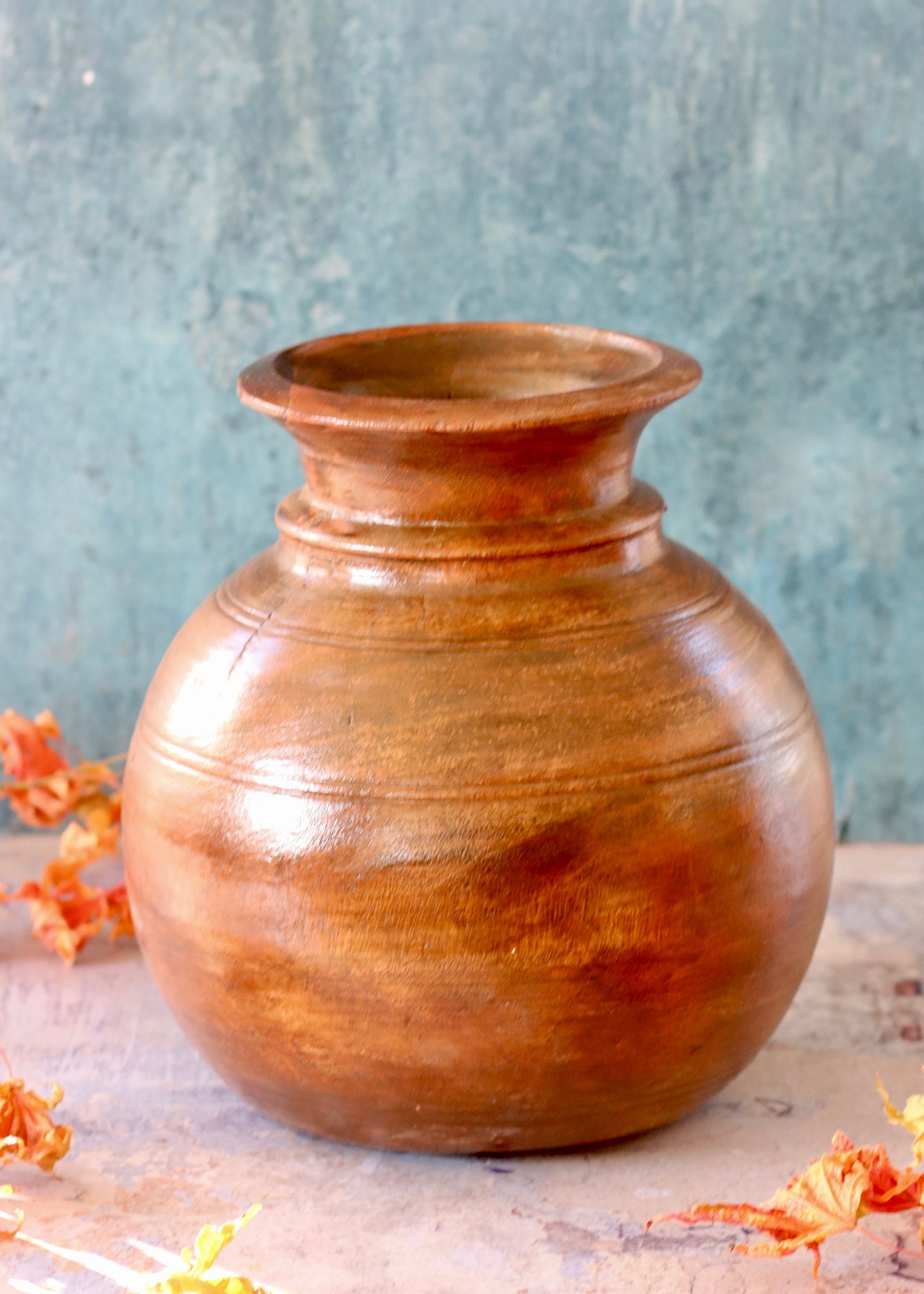 Decorative Wooden Pot - 6