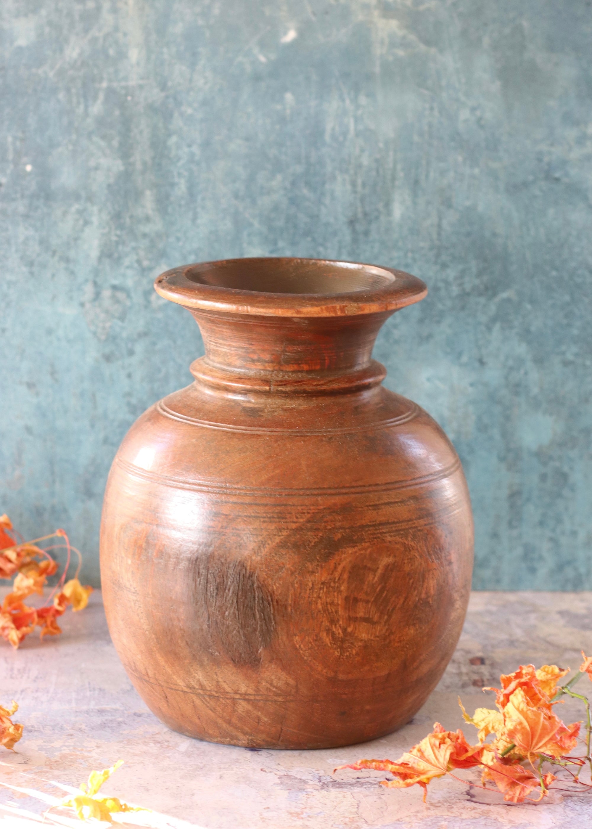 Decorative Wooden Pot - 8