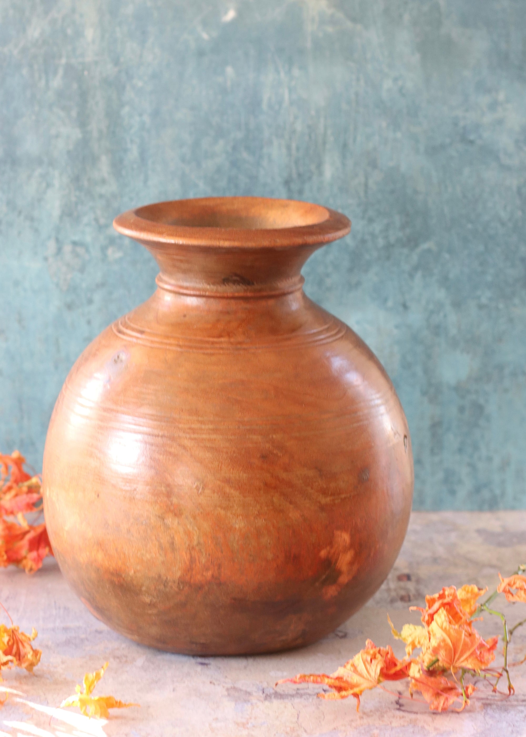 Decorative Wooden Pot - 9