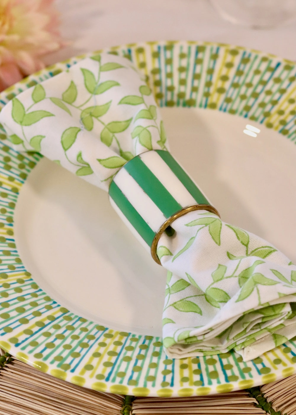 Napkin Ring Apple Green