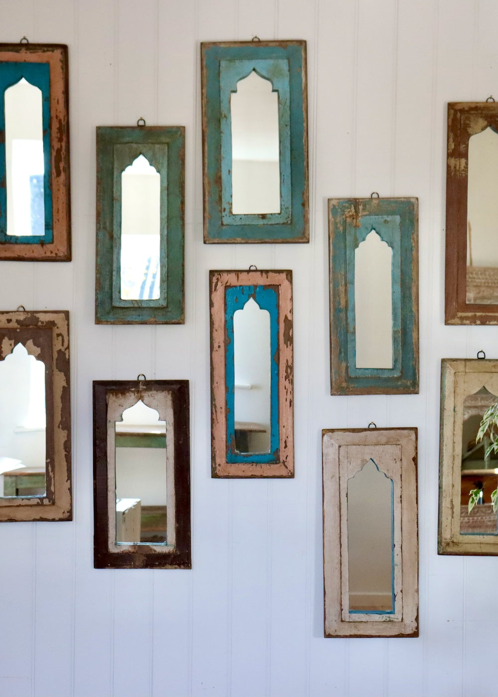 Vintage Wooden Mirror - 65