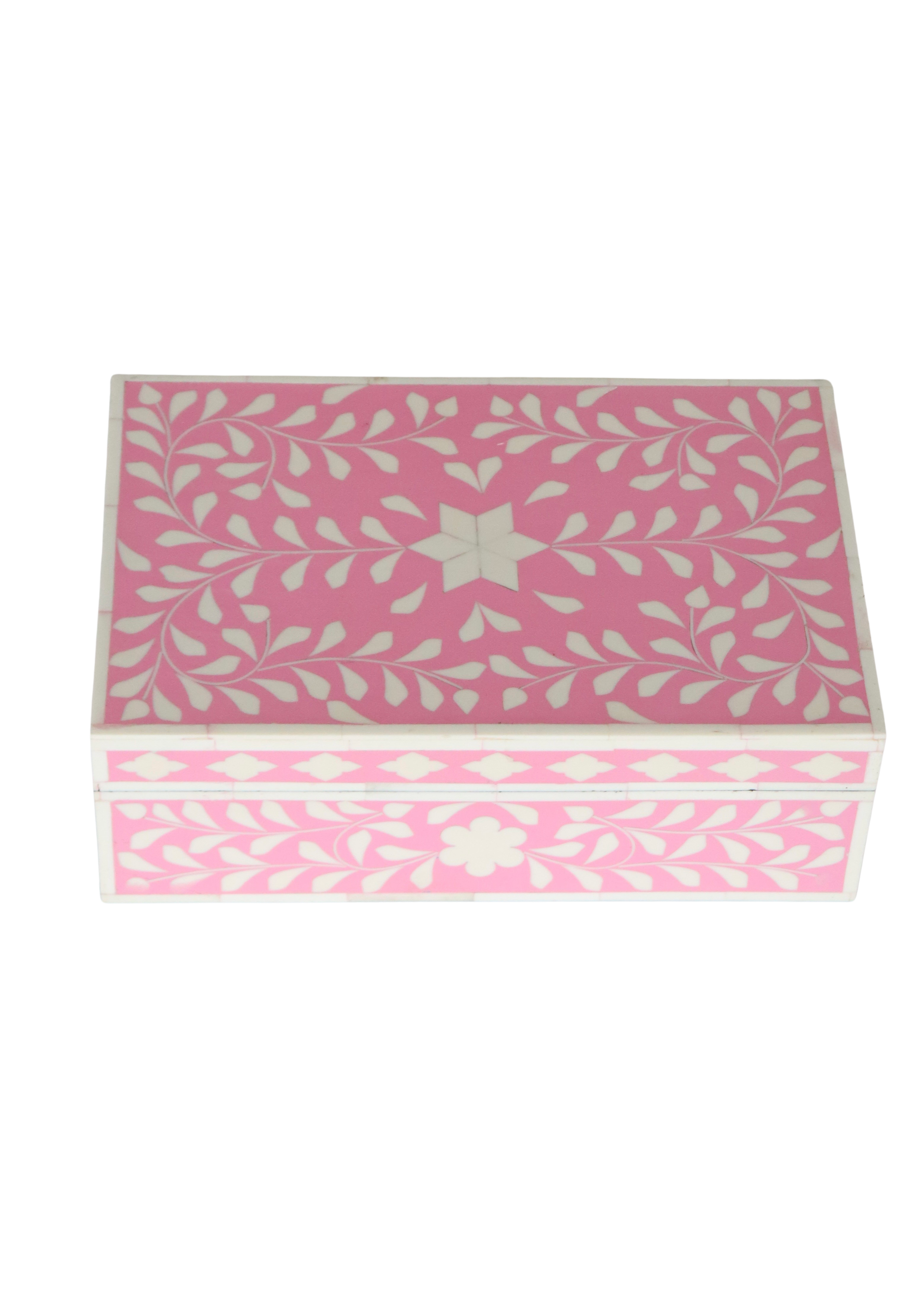 Bone Inlay Box - Pink