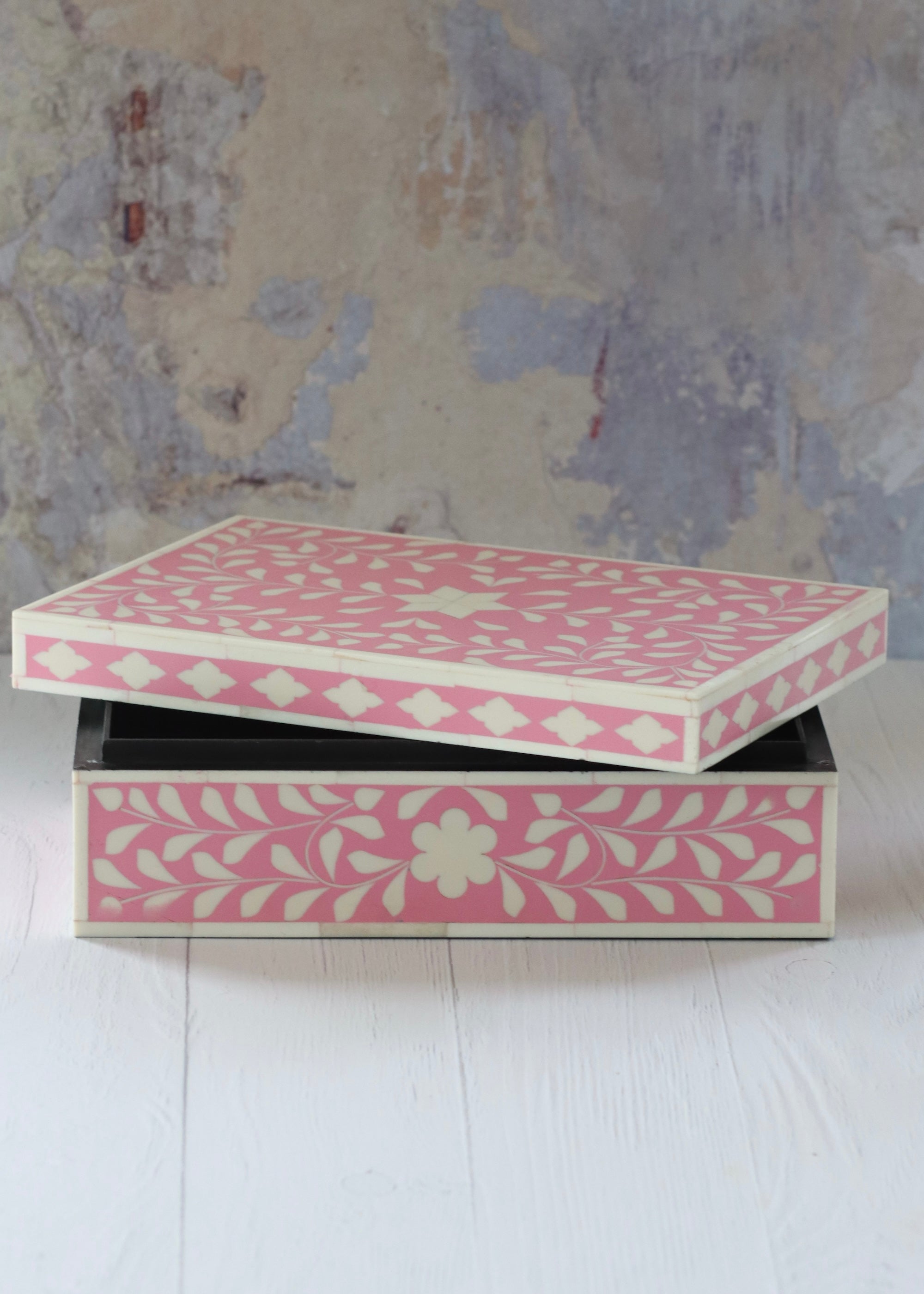 Bone Inlay Box - Pink