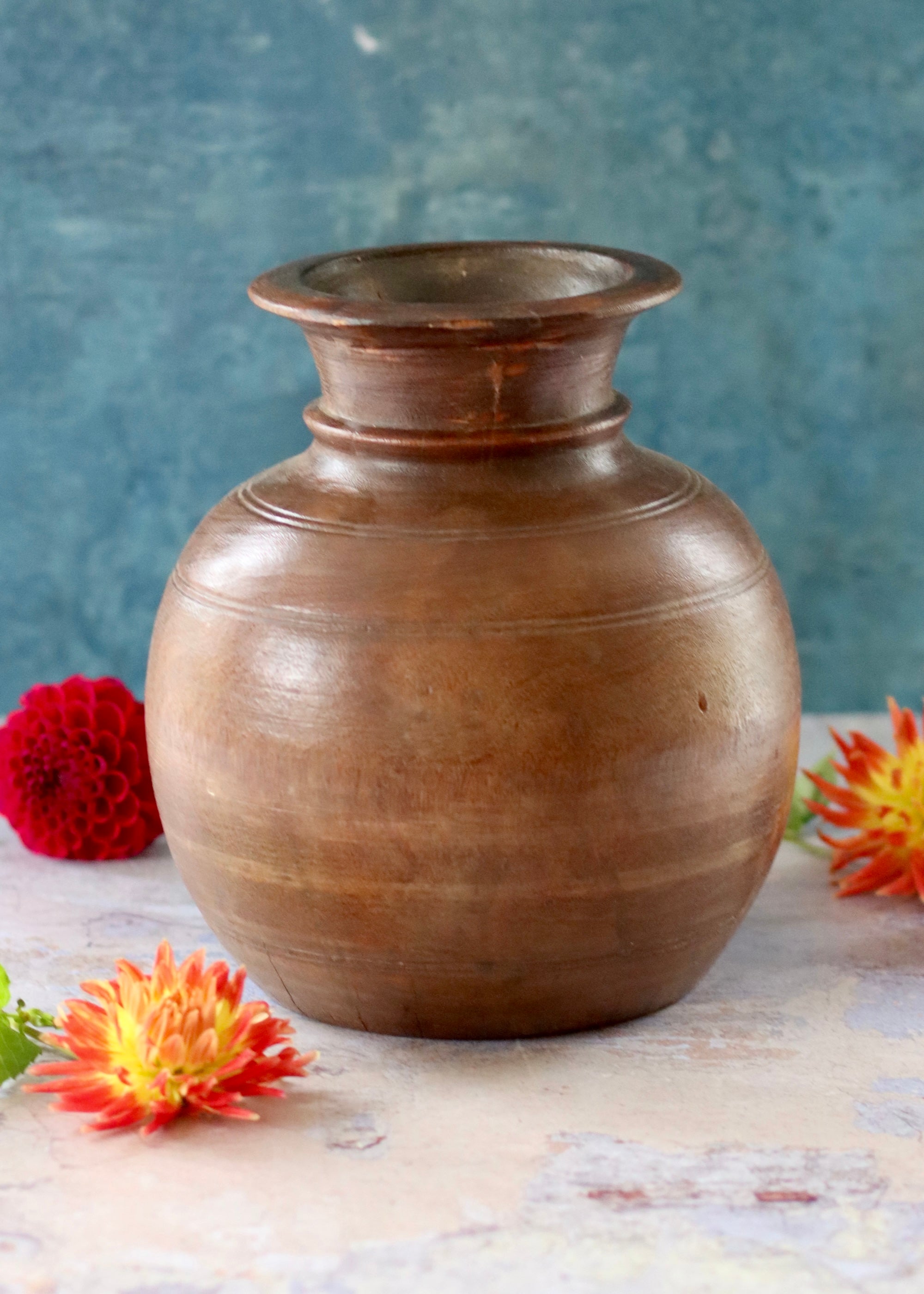 Decorative Wooden Pot - 21