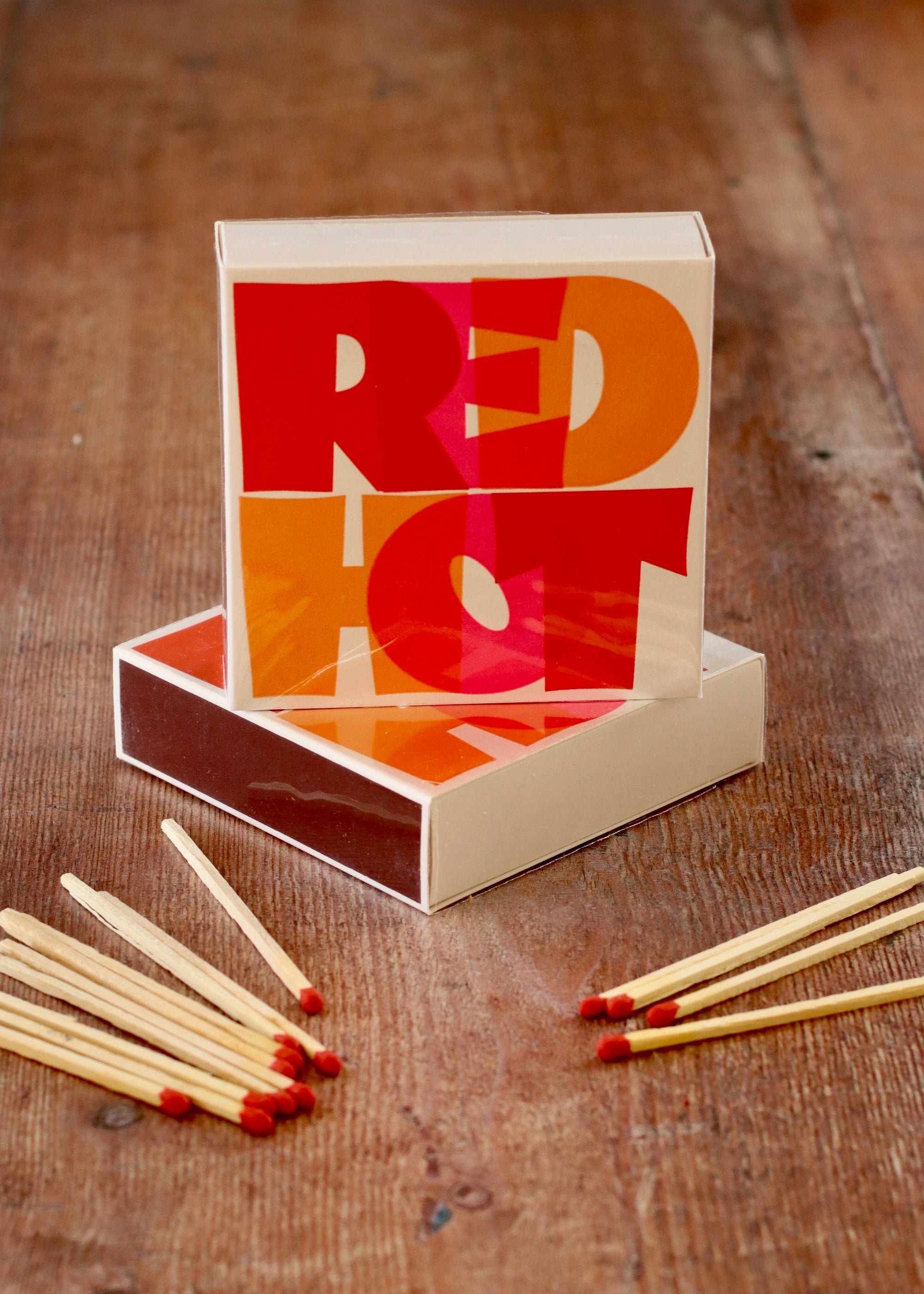 Square Matchbox - Red Hot