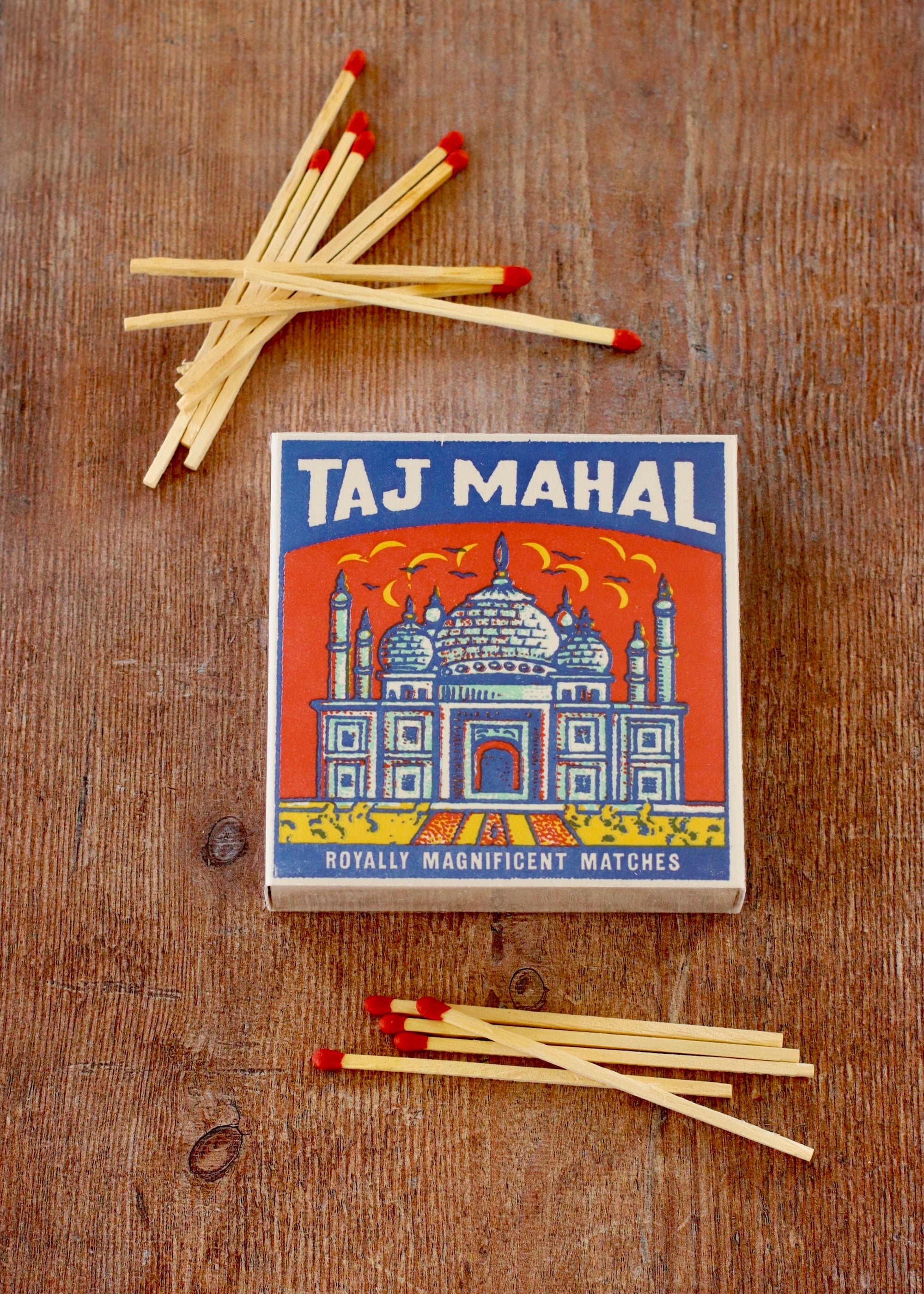 Square Matchbox -Taj Mahal