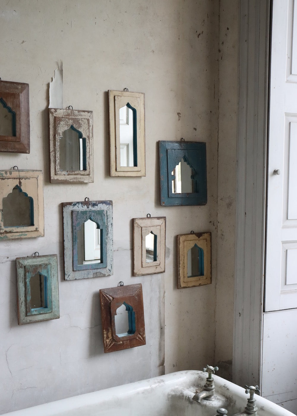 Vintage Wooden Mirror - 10