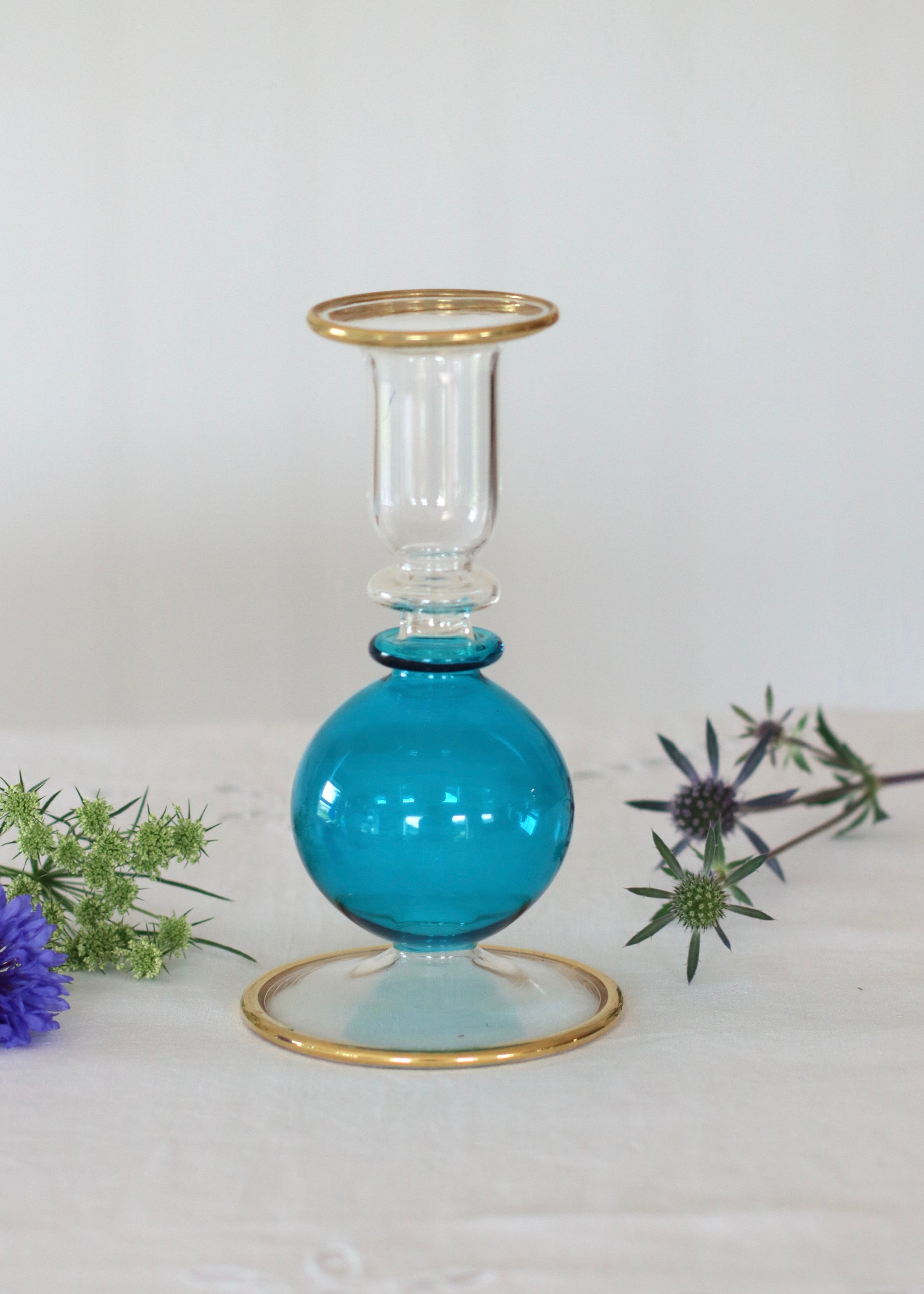 Small Bubble Candlestick - Turquoise