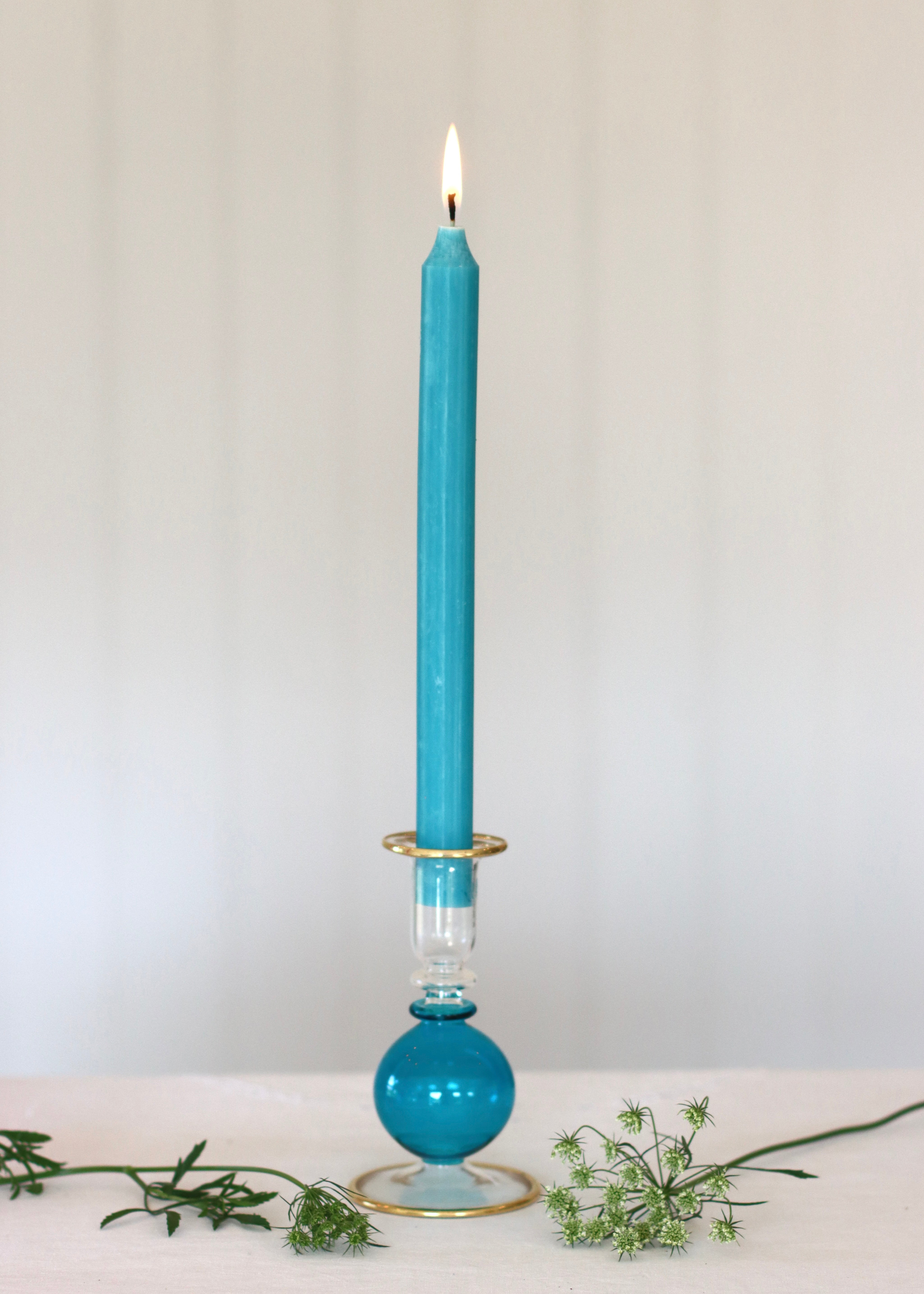 Small Bubble Candlestick - Turquoise