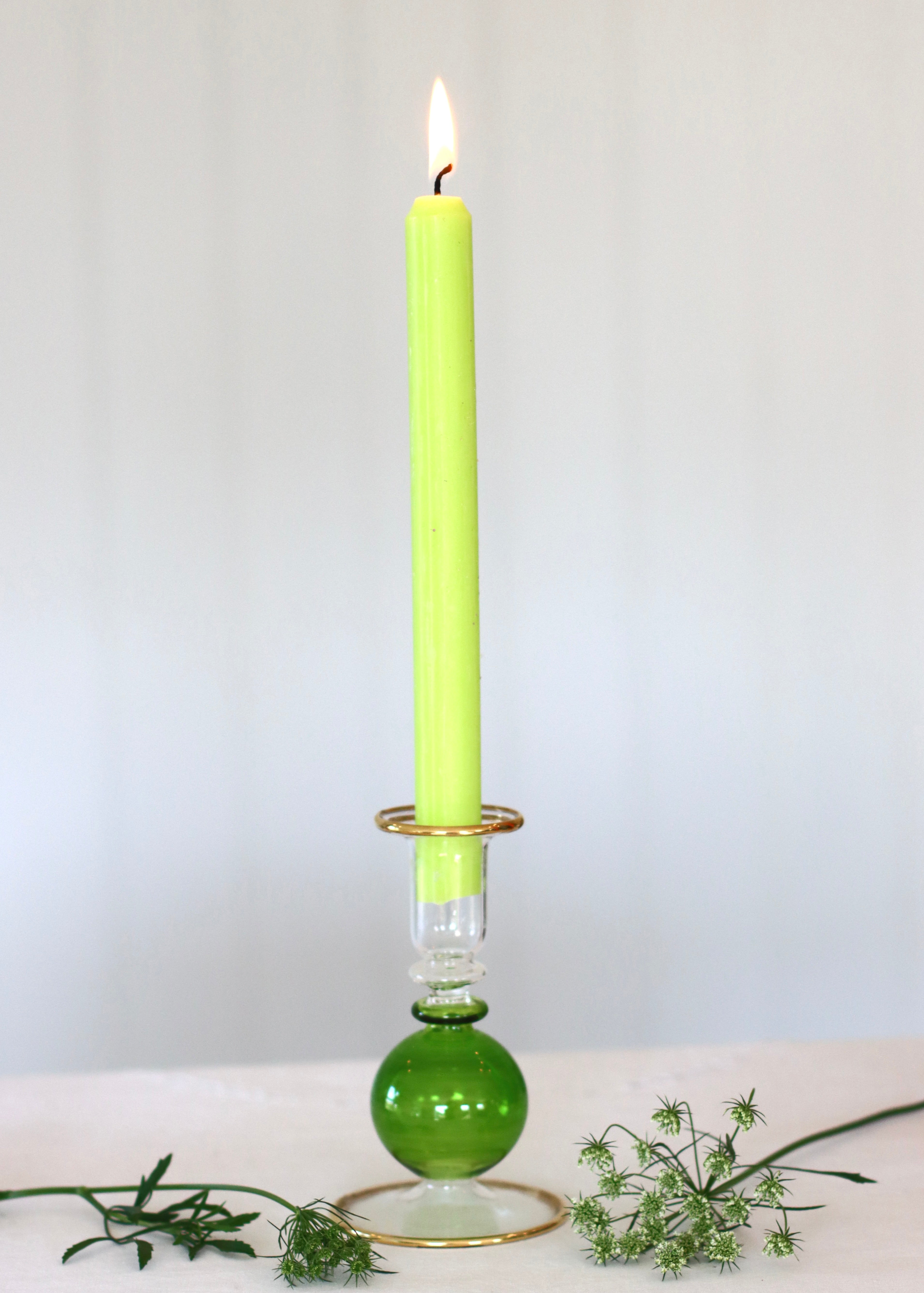 Small Bubble Candlestick - Lime