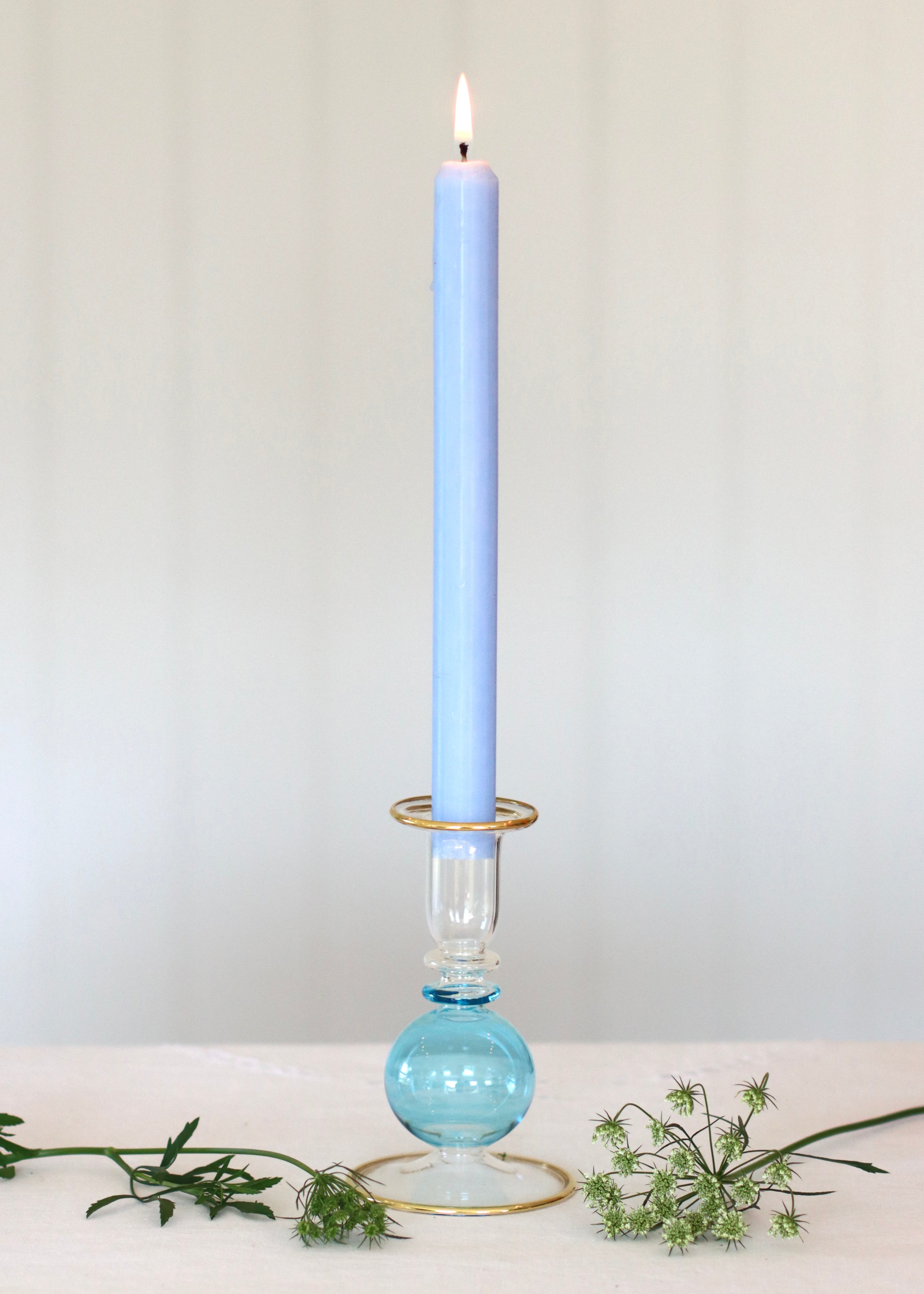 Small Bubble Candlestick - Pale Blue