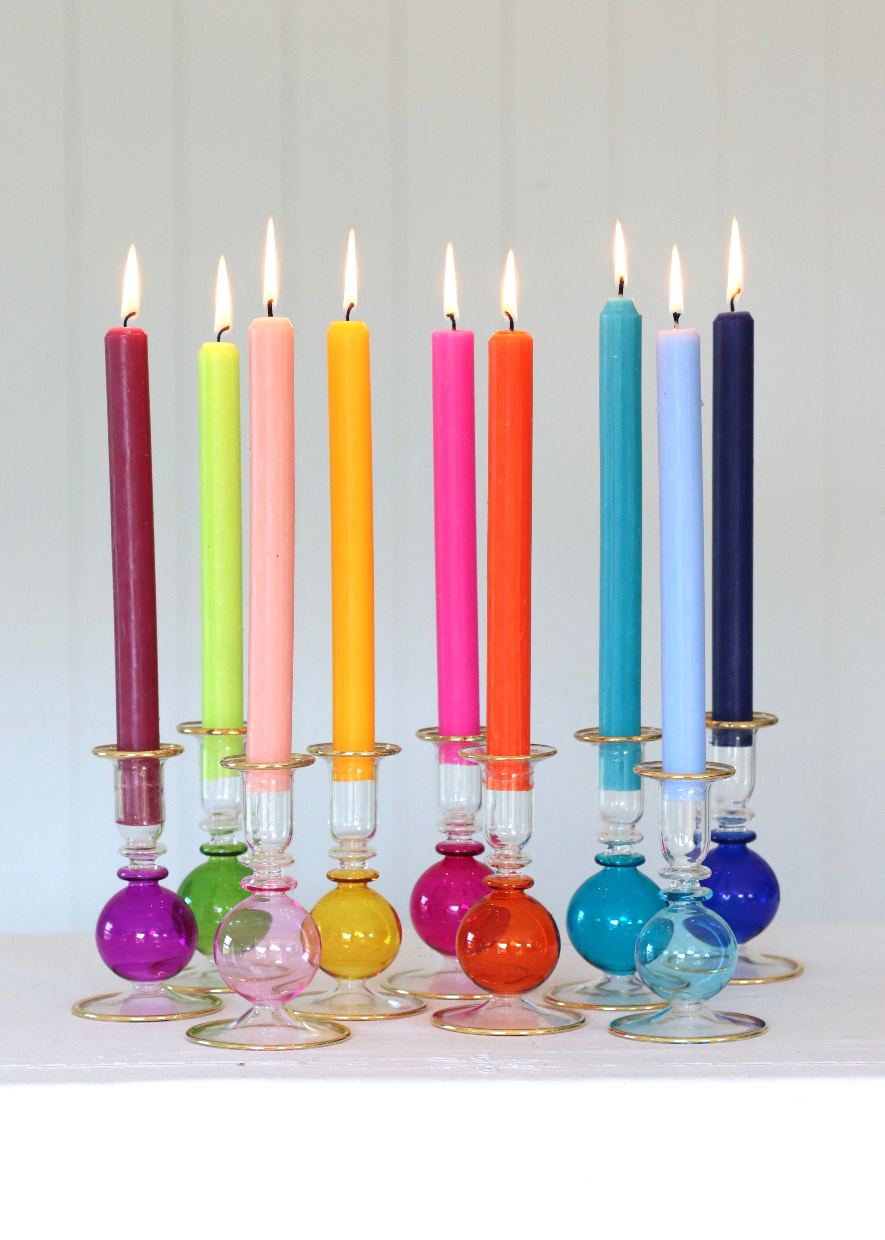 Small Bubble Candlestick - Turquoise