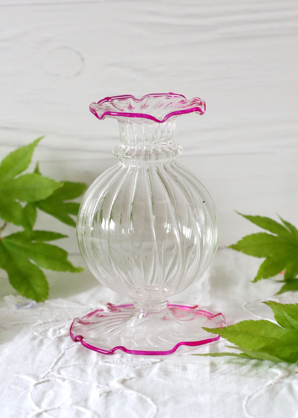 Nanu Glass Vase - Hot Pink