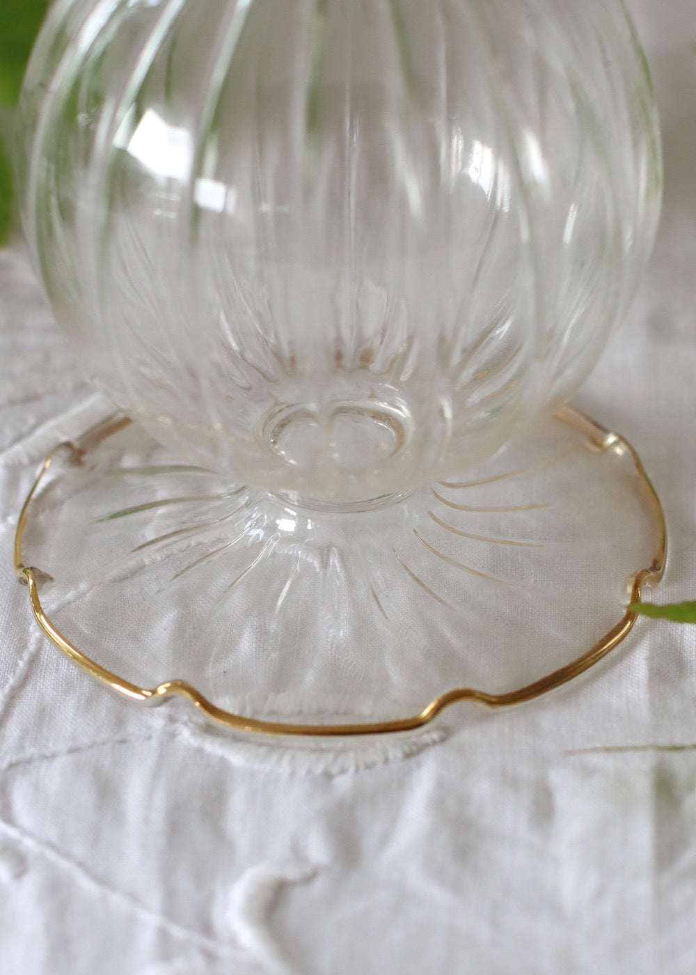 Nanu Glass Vase - Gold