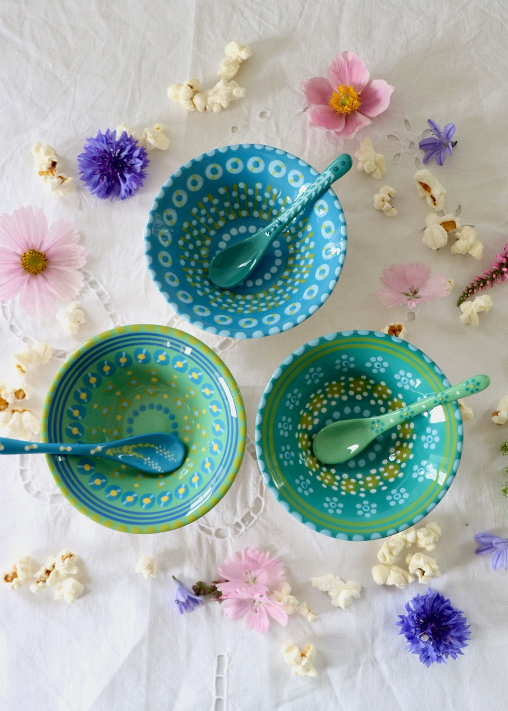 NEW IN: Nut Bowl - SET of 3 Teal