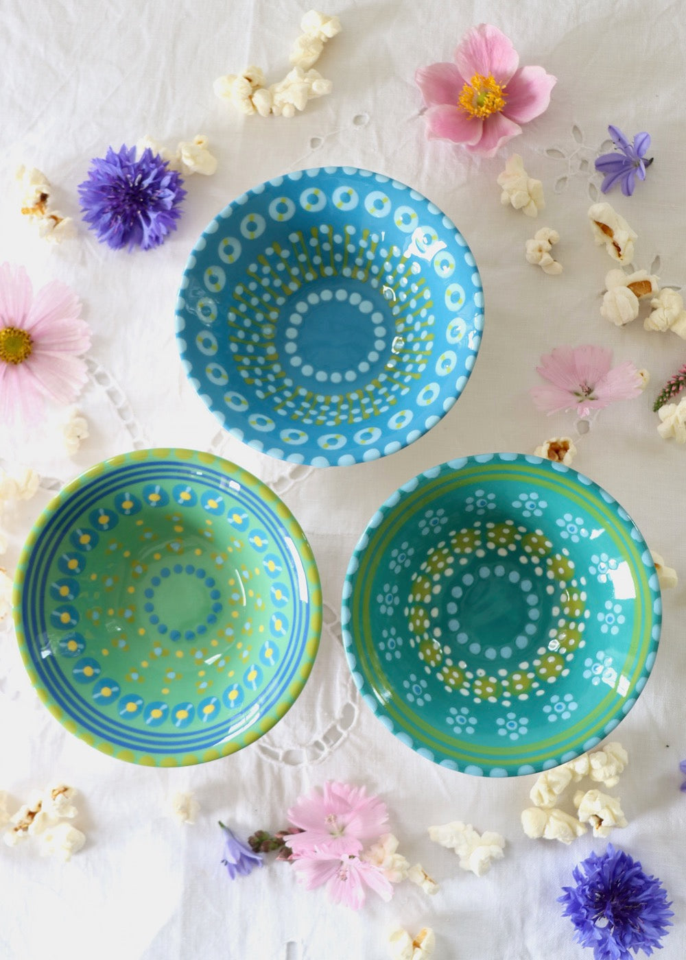 NEW IN: Nut Bowl - SET of 3 Teal