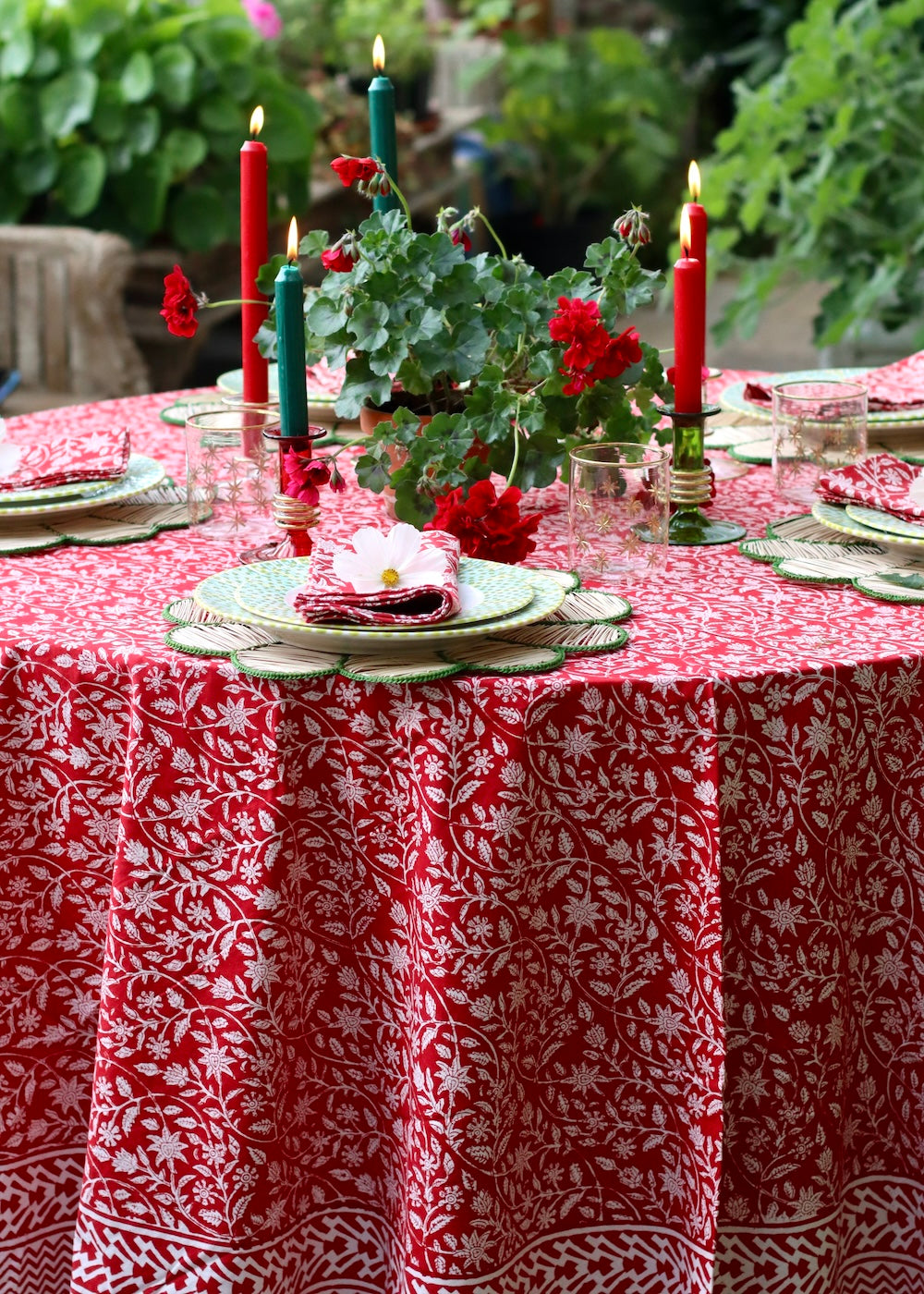 TABLECLOTH - Christmas Red