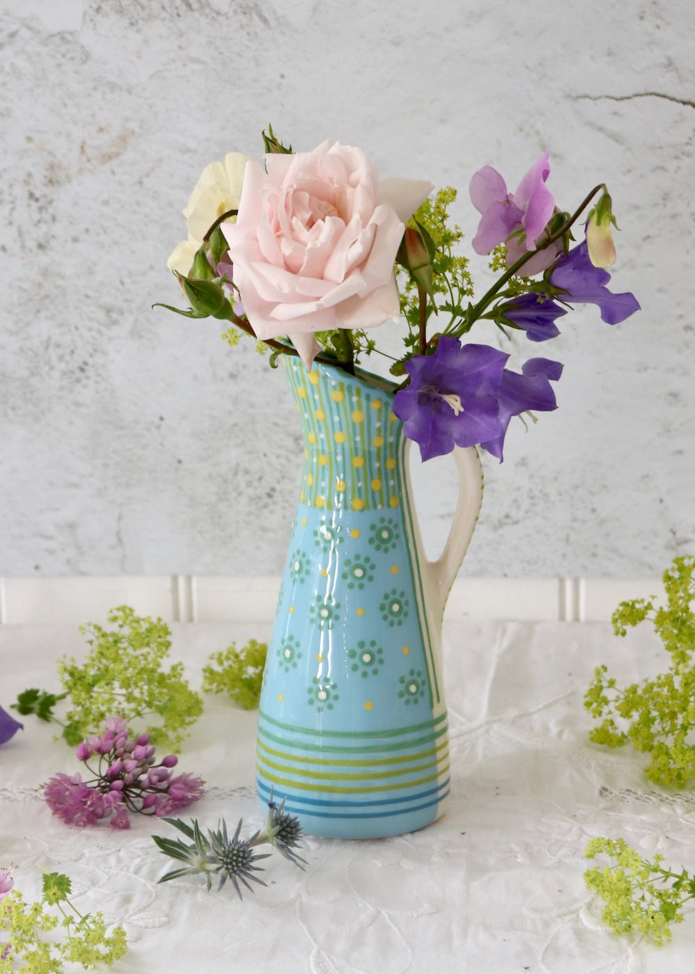 Retro Jug - Pale Blue