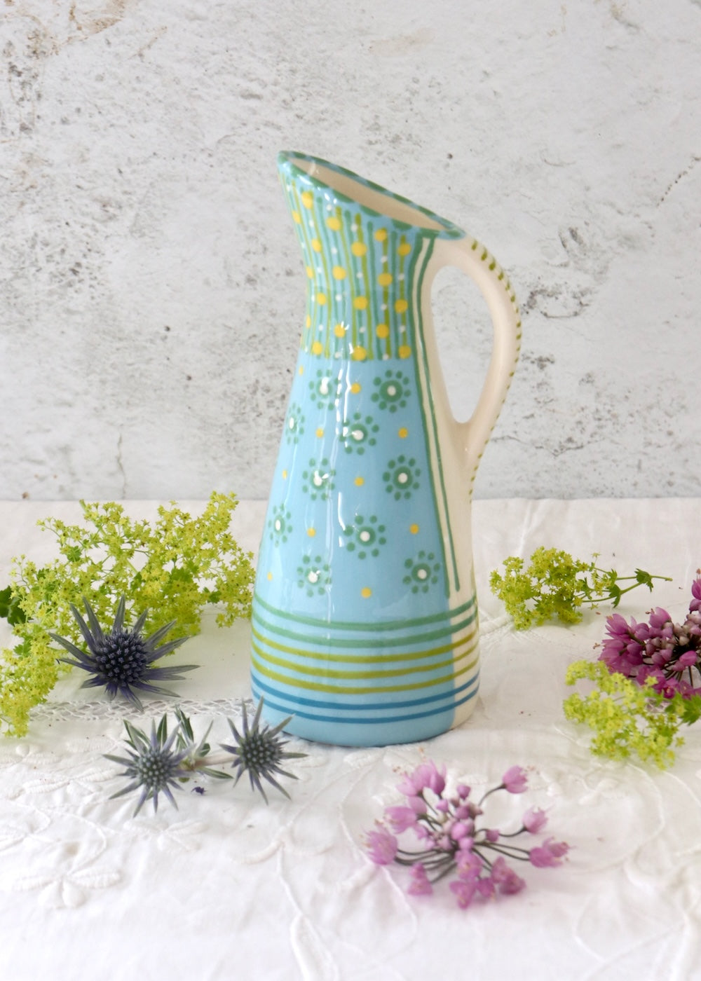 Retro Jug - Pale Blue