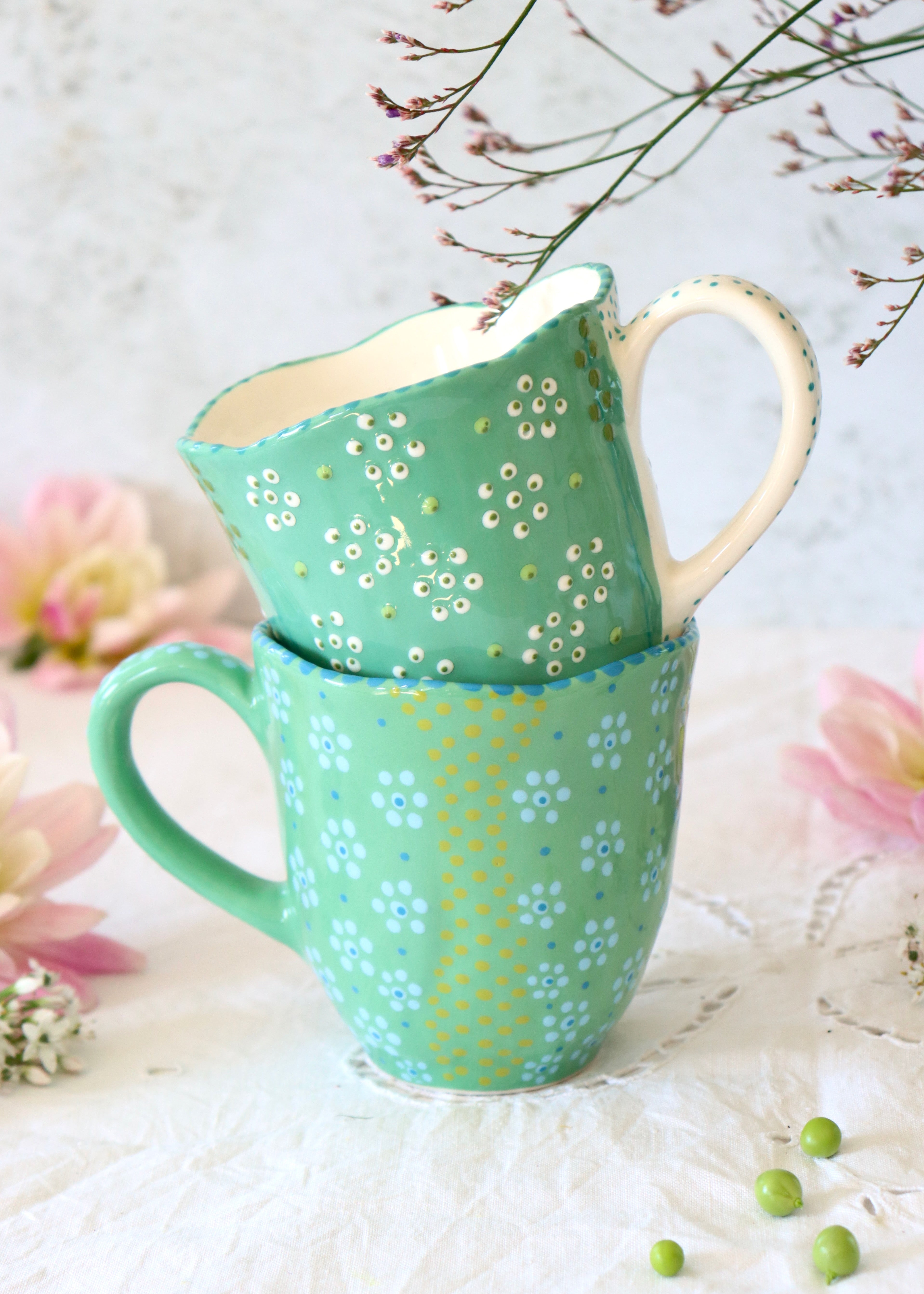 Pair of Waterlily Mugs - Set 4