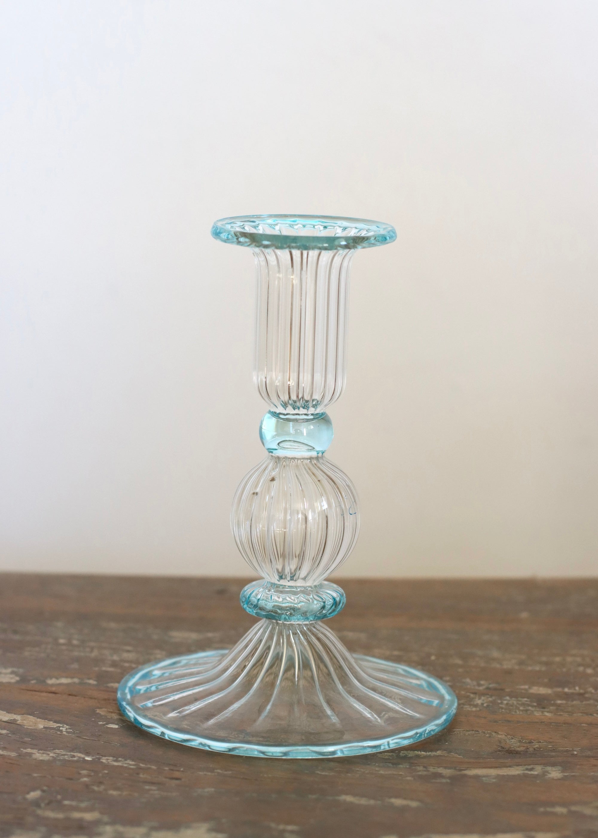 Noor Candlestick - Pale Blue