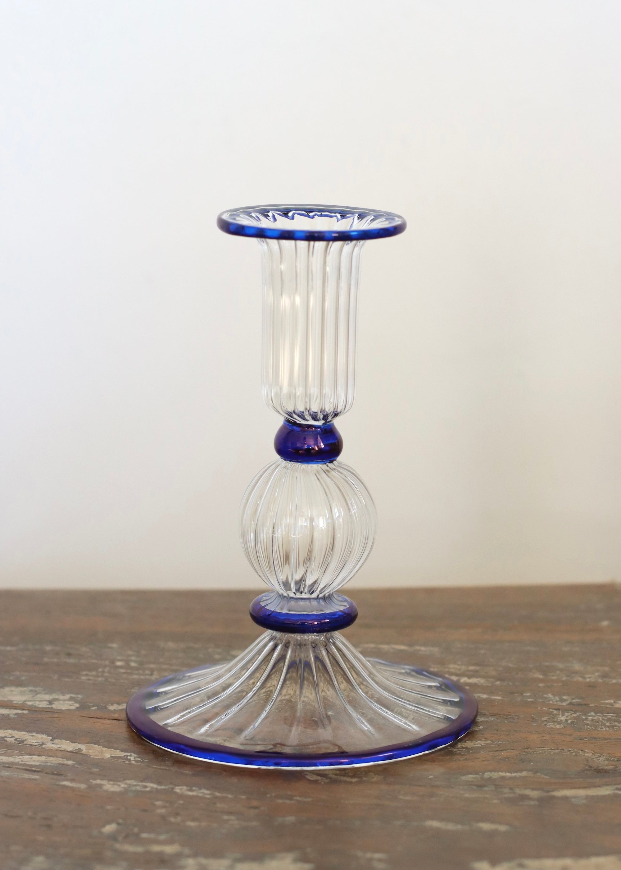 Noor Candlestick - Dark Blue