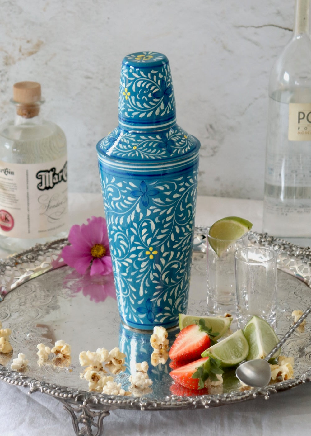 NEW: Cocktail Shaker - Petrol Blue