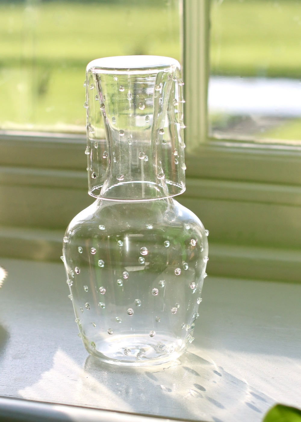 Carafe & Glass Set - Dotty Clear