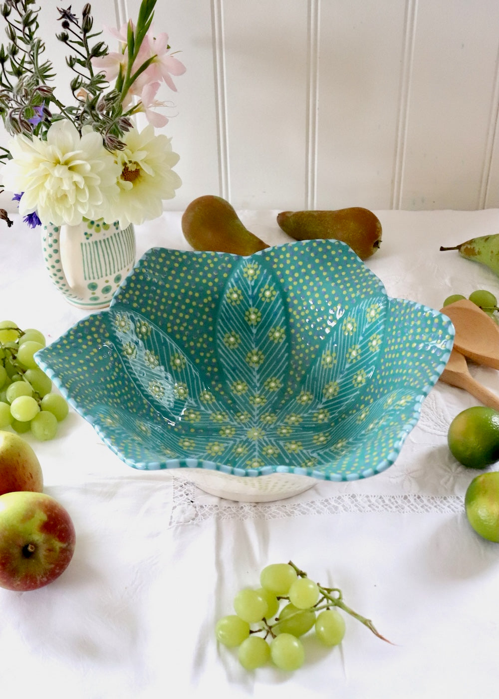 Balfour Salad Bowl - Teal