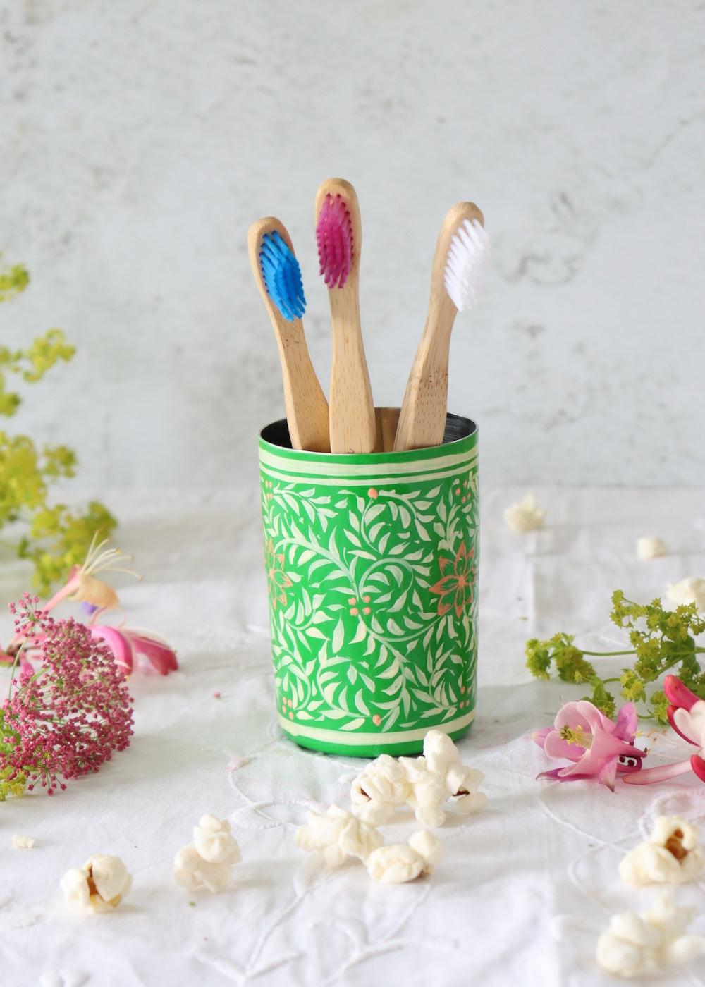 Brush Pot - Green