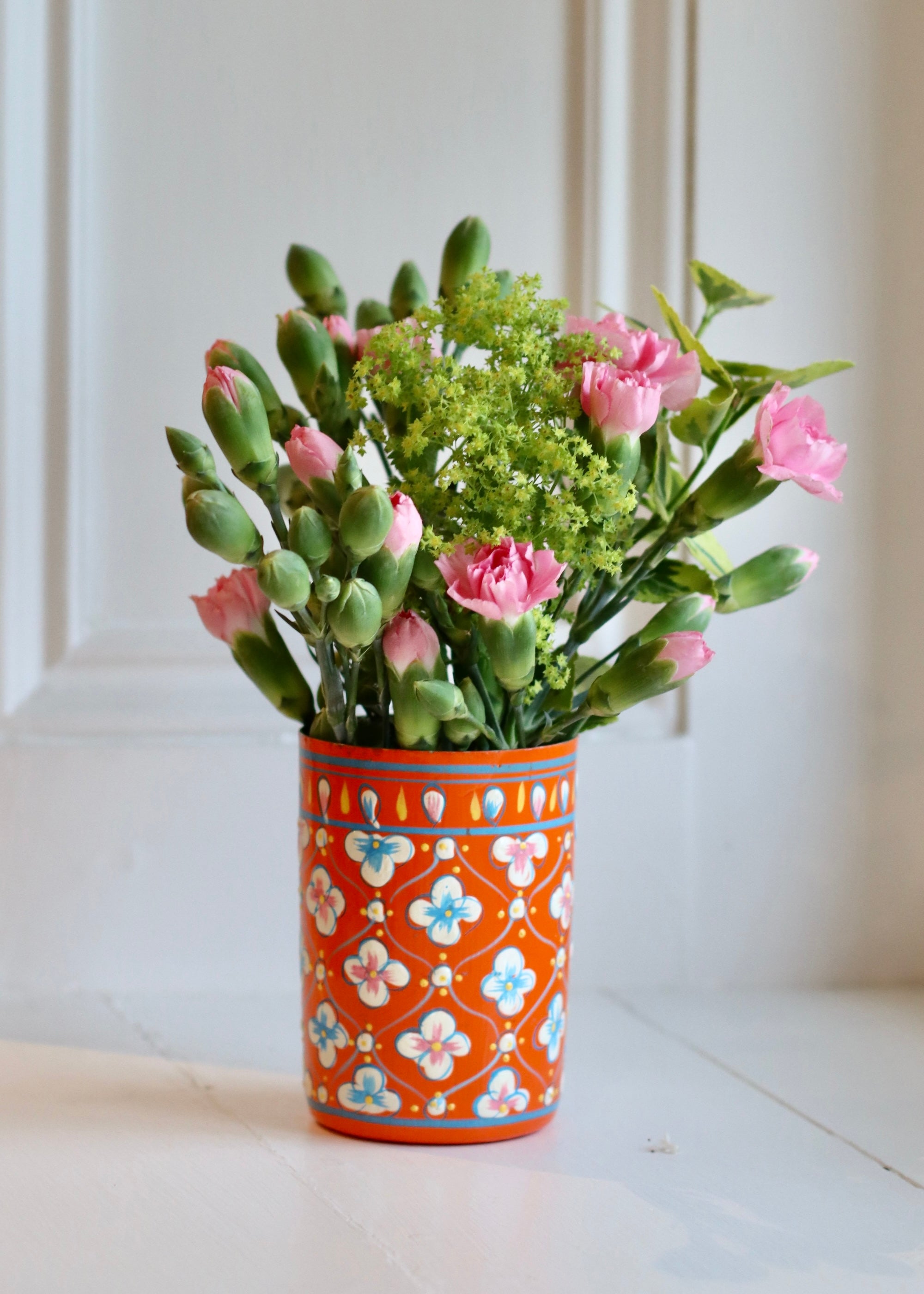 Brush Pot - Orange