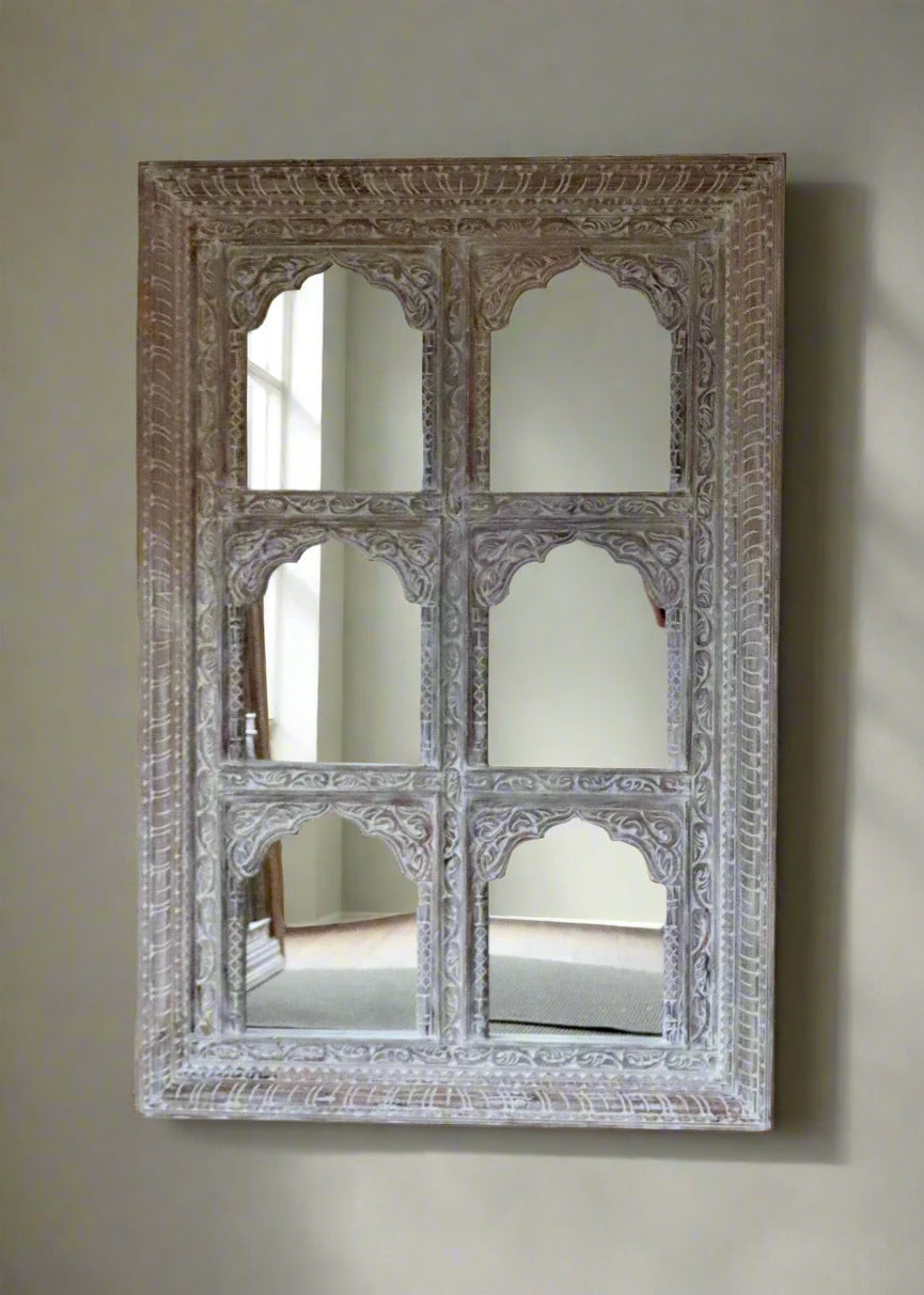 Jharokha Six Pane Mirror