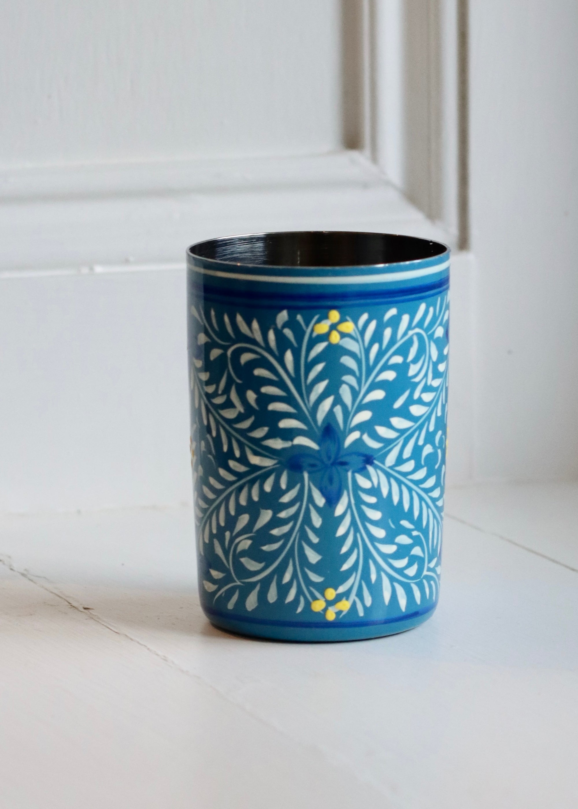 Brush Pot - Petrol Blue