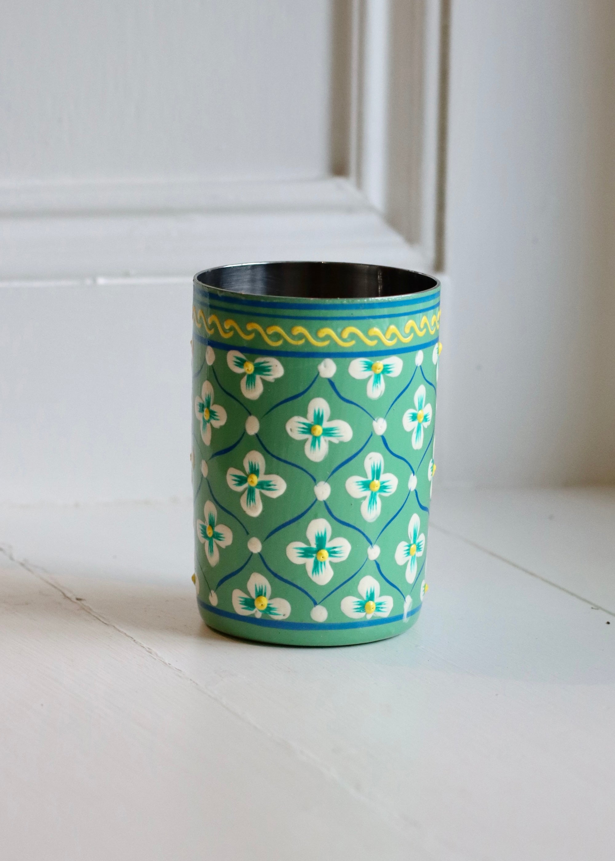 Brush Pot - Olive Green